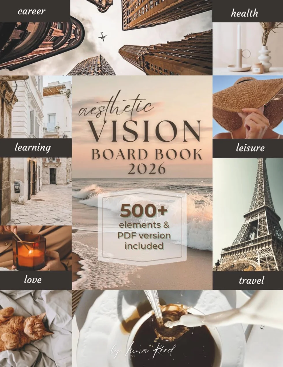 Aesthetic Vision Board Book