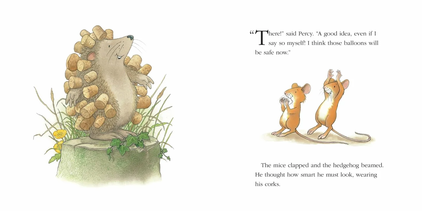 Hedgehog's Balloon: Funny Illustrated Children's Picture Book Percy the Park Keeper