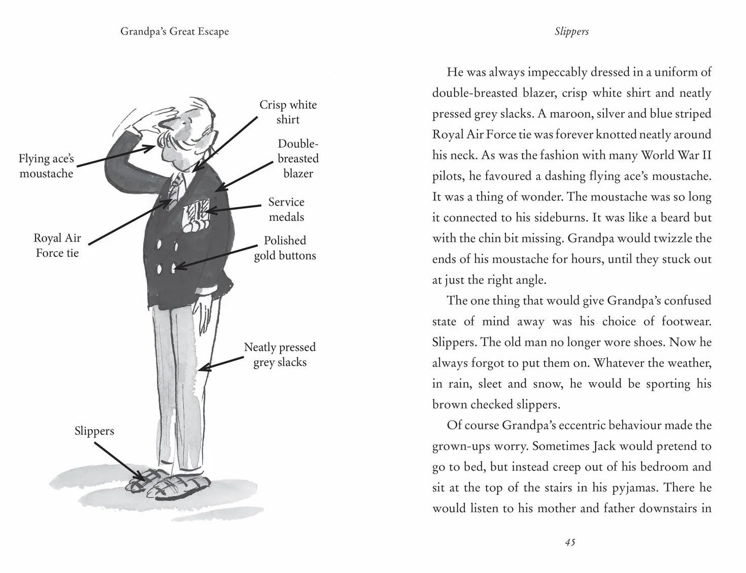 Grandpa’s Great Escape: A book by David Walliams