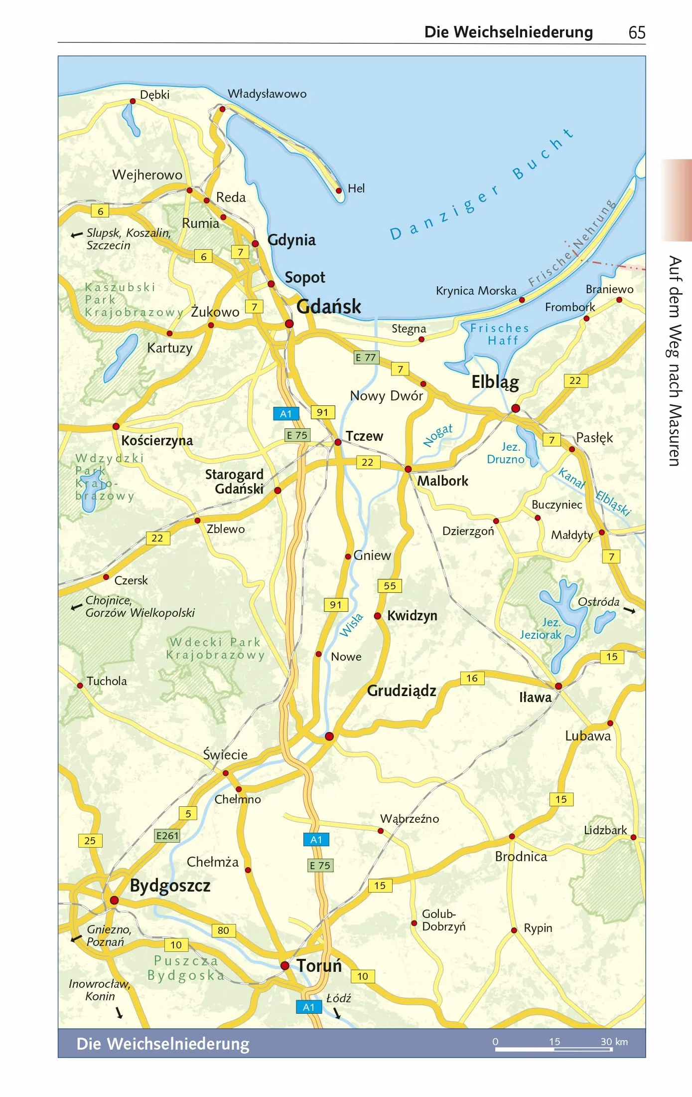 TRESCHER Reiseführer Masuren: Marienburg, Danzig, Thorn