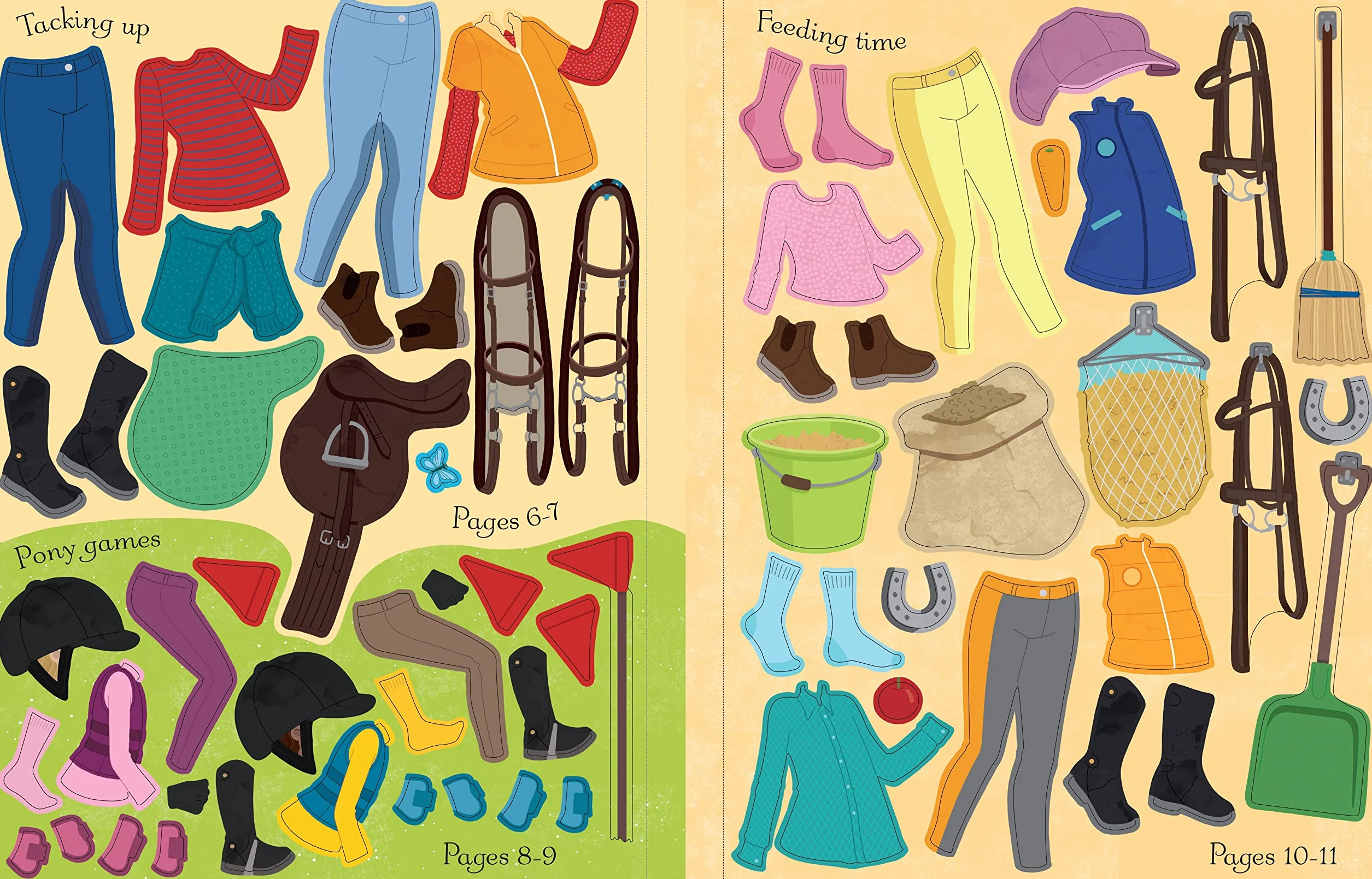 Sticker Dolly Dressing At the Stables