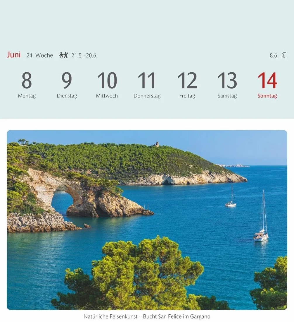 Das Glück liegt in Italien Postkartenkalender 2026 - 53 Karten mit Kurzporträts zu den Zielen: Wochen-Kalender mit 53 besonderen Orten. Stimmungsvolle Foto-Motive zum Aufhängen und Aufstellen