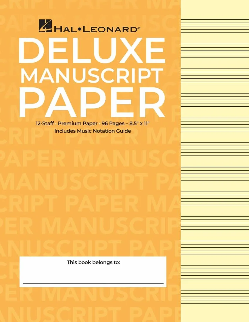 Deluxe wirebound super premium manuscript paper papeterie