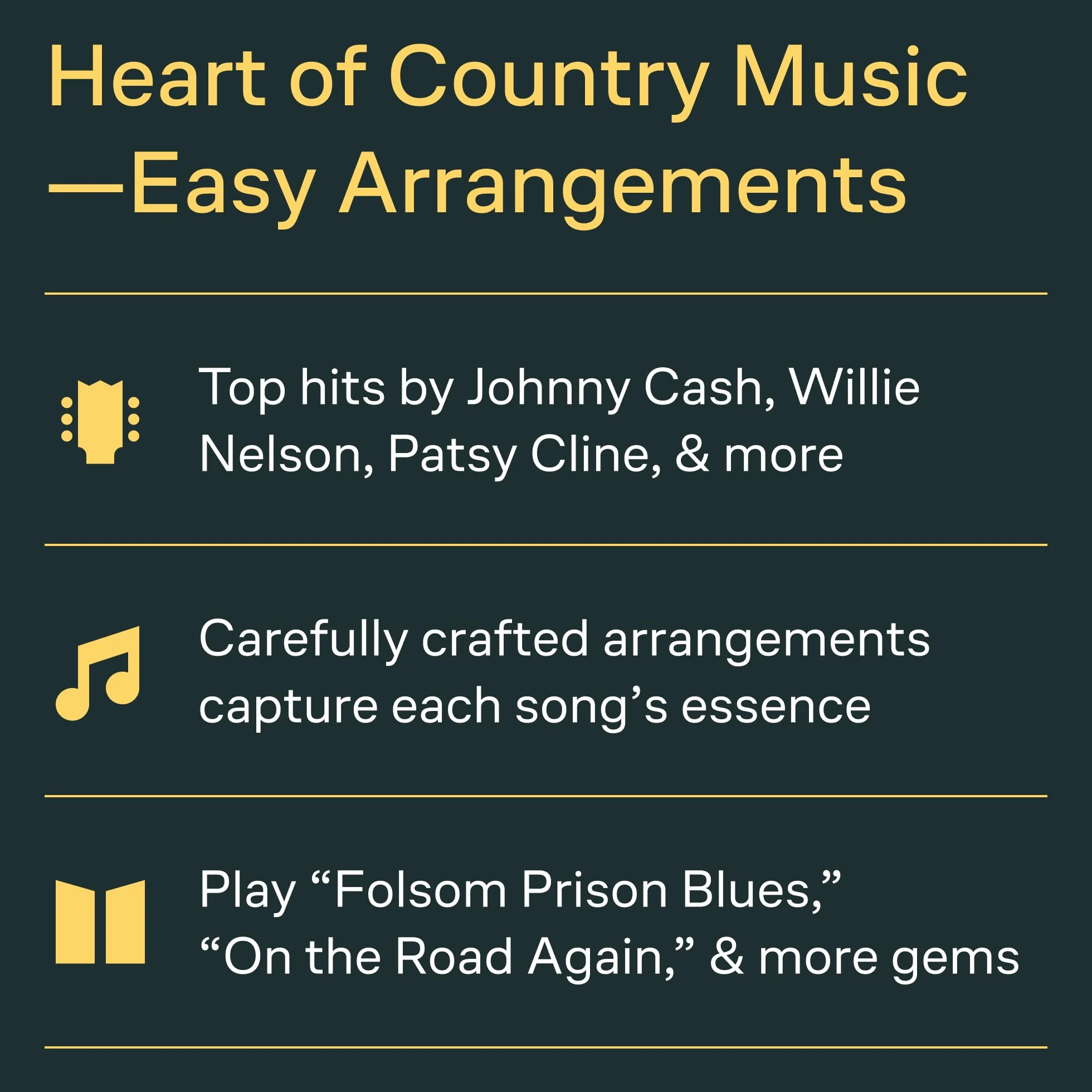 Country Classics for Easy Guitar: Easy Guitar With Notes and Tab