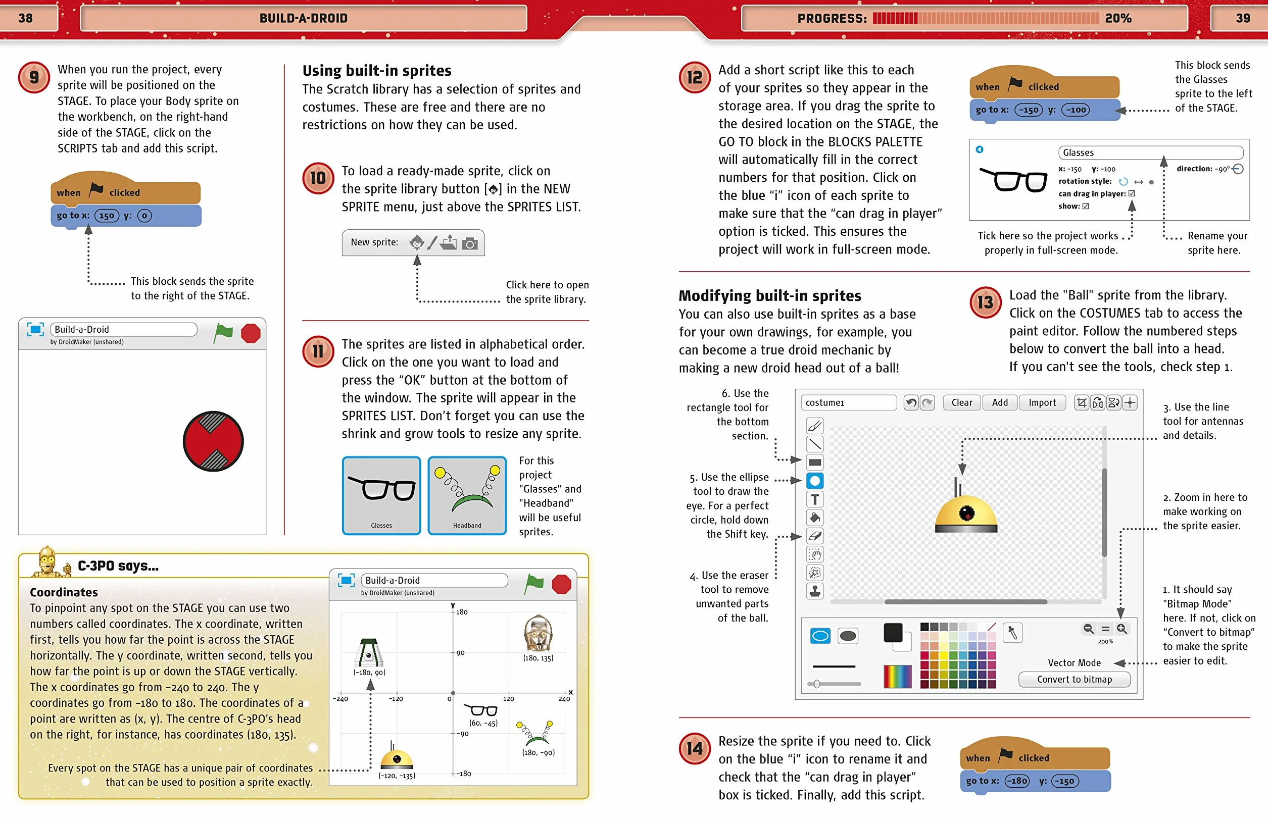 Star Wars Coding Projects: Step-by-Step Visual Guide to Animations, Games & Simulations