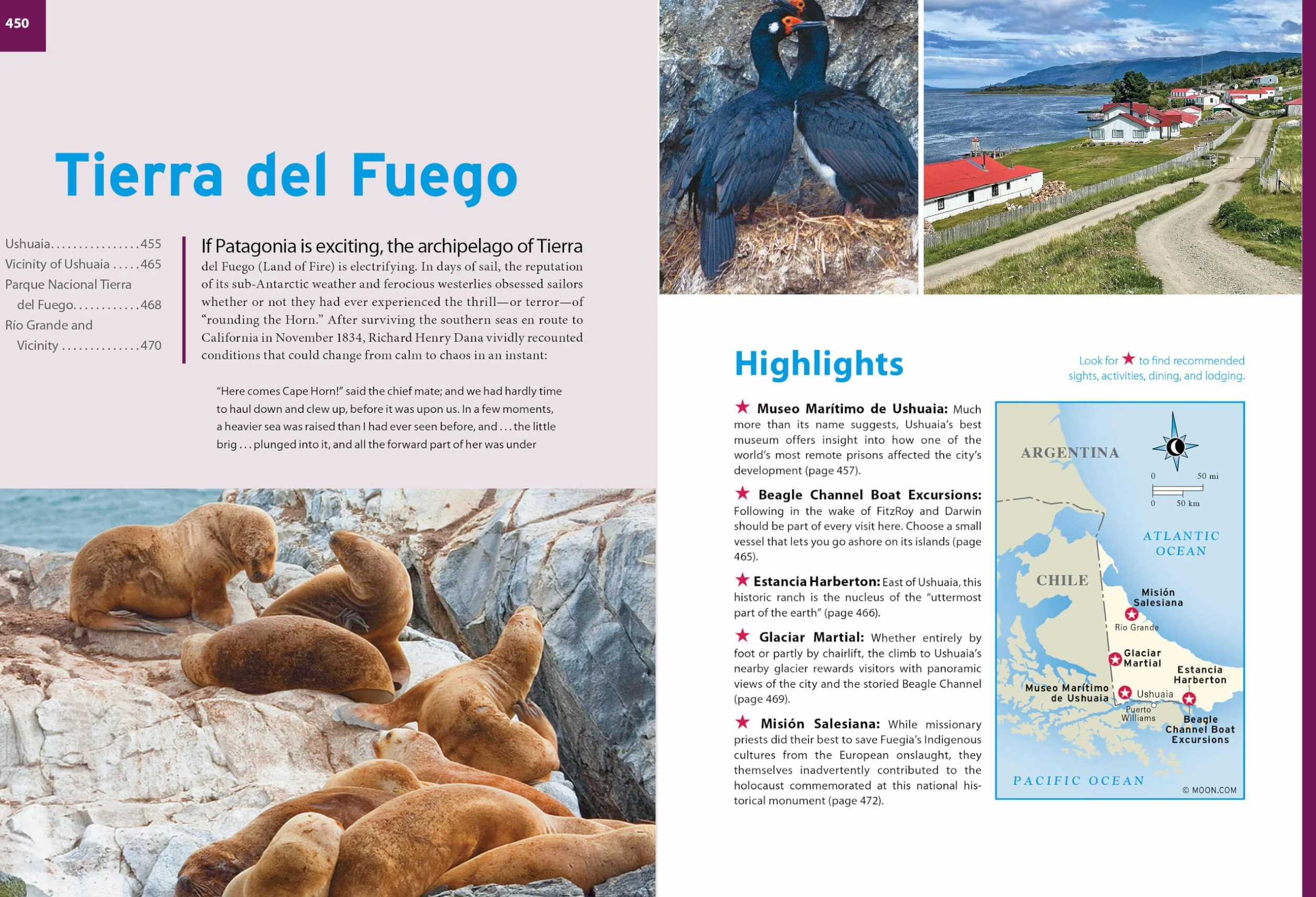 Moon Patagonia: National Parks in Argentina & Chile Fjords Glaciers Road Trips