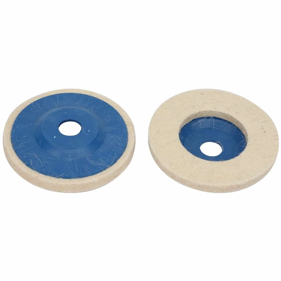 Tarcza z Filcu Wełnianego do Polerowania 100 mm 16 mm 3-częściowa