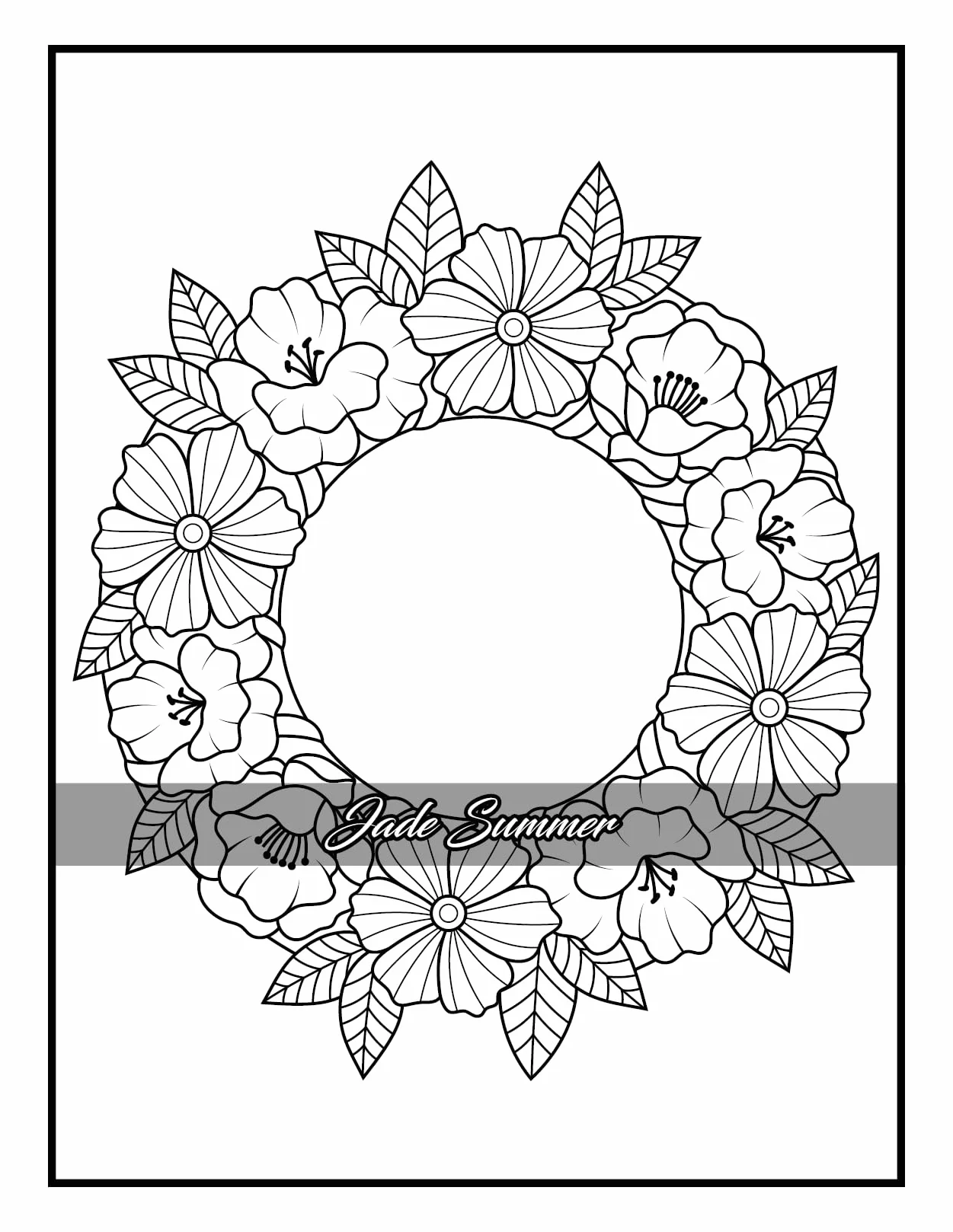100 Flowers: Adult Coloring Book with Bouquets, Wreaths, Swirls, Patterns, Decorations