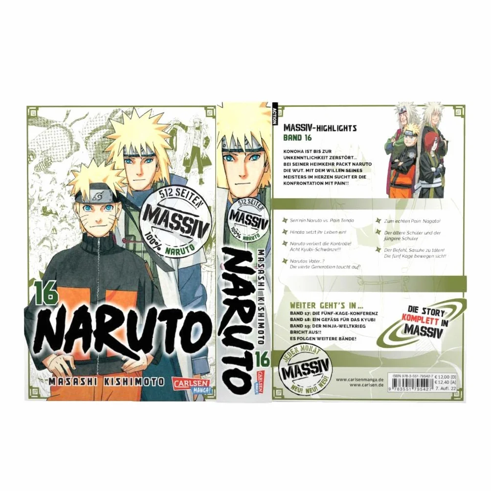 NARUTO Massiv 16: Die Originalserie als umfangreiche Sammelbandausgabe!