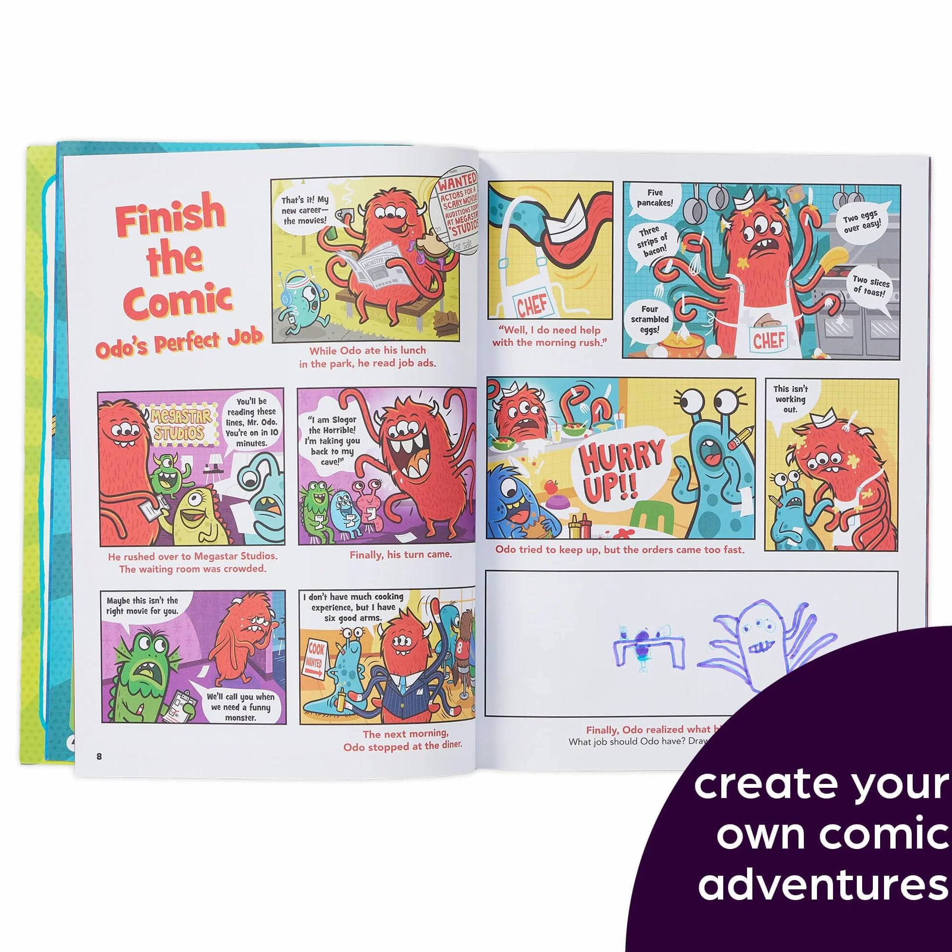 Make Your Own Comic Adventures: 65+ Activities for Creating Comics