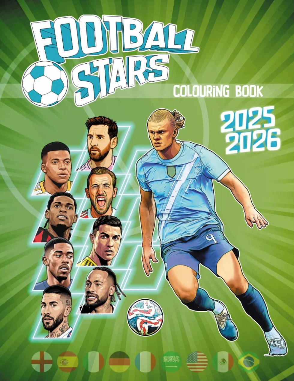 Football Stars Coloring Book
