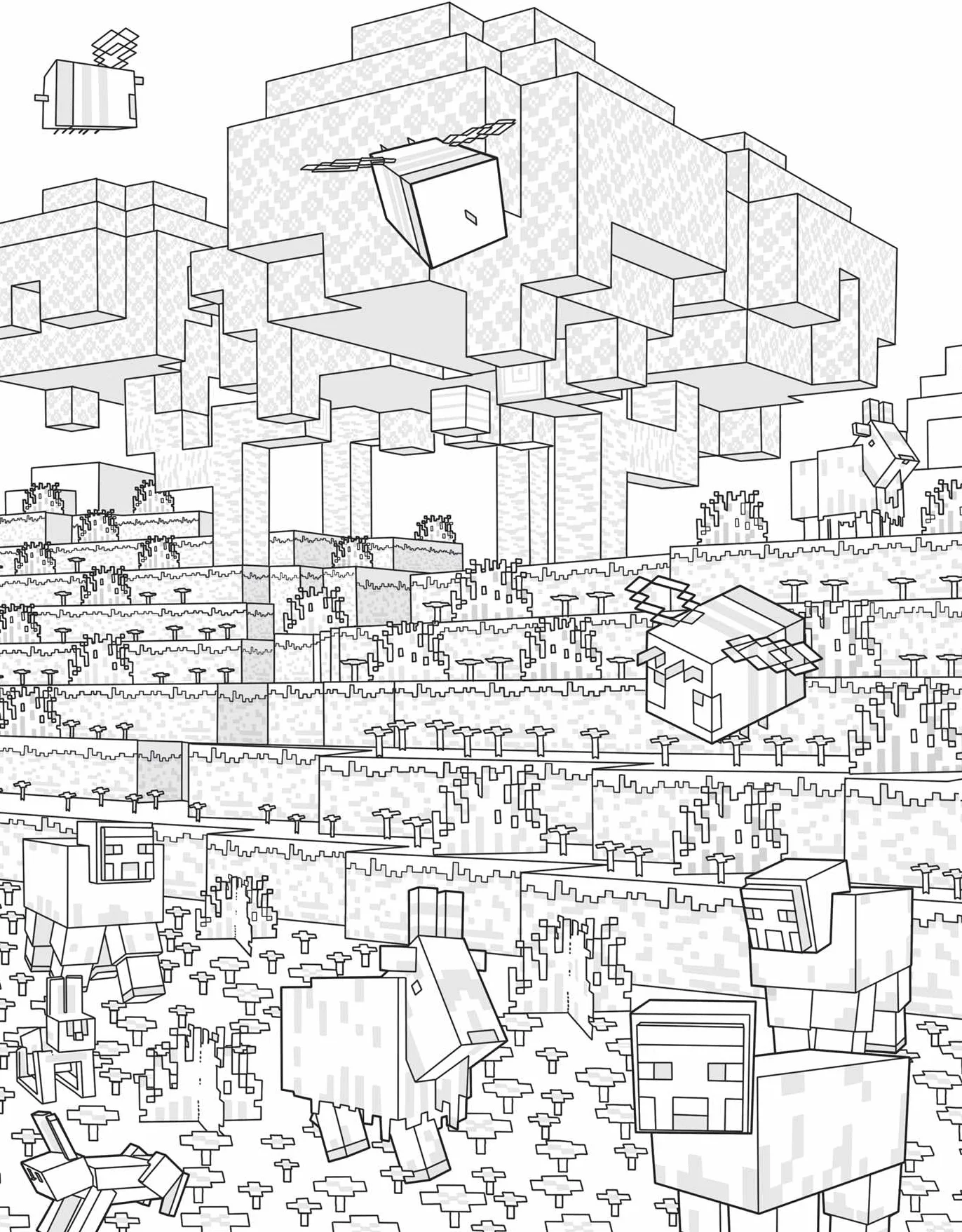 The Official Minecraft Colouring Book, Volume 2