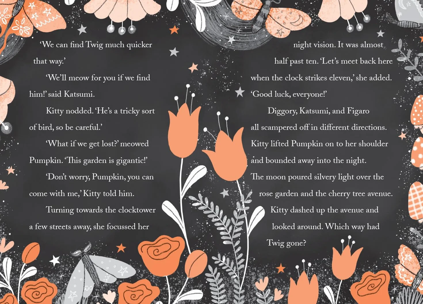 Kitty and the Moonflower Mystery: Book 17 - Purrrfect Series for Confident Readers by Paula Harrison