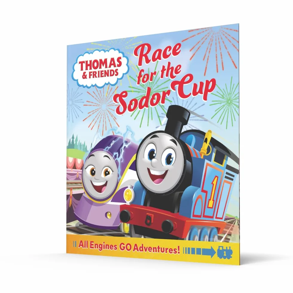 Thomas and Friends Race for the Sodor Cup Illustrated Storybook for Kids 2-5 Years