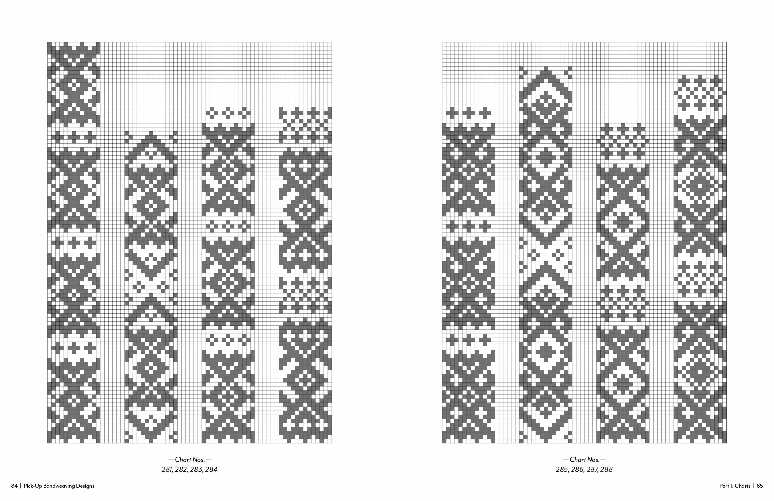 Pick-Up Bandweaving Designs: 288 Charts for 13 Pattern Ends
