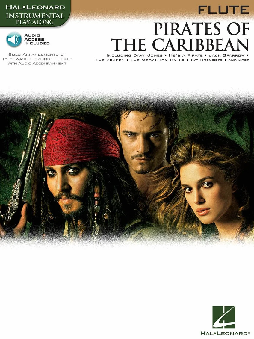 Pirates of the Caribbean Flute Traversiere Instrumental Play-Along from the Motion Picture Soundtrack