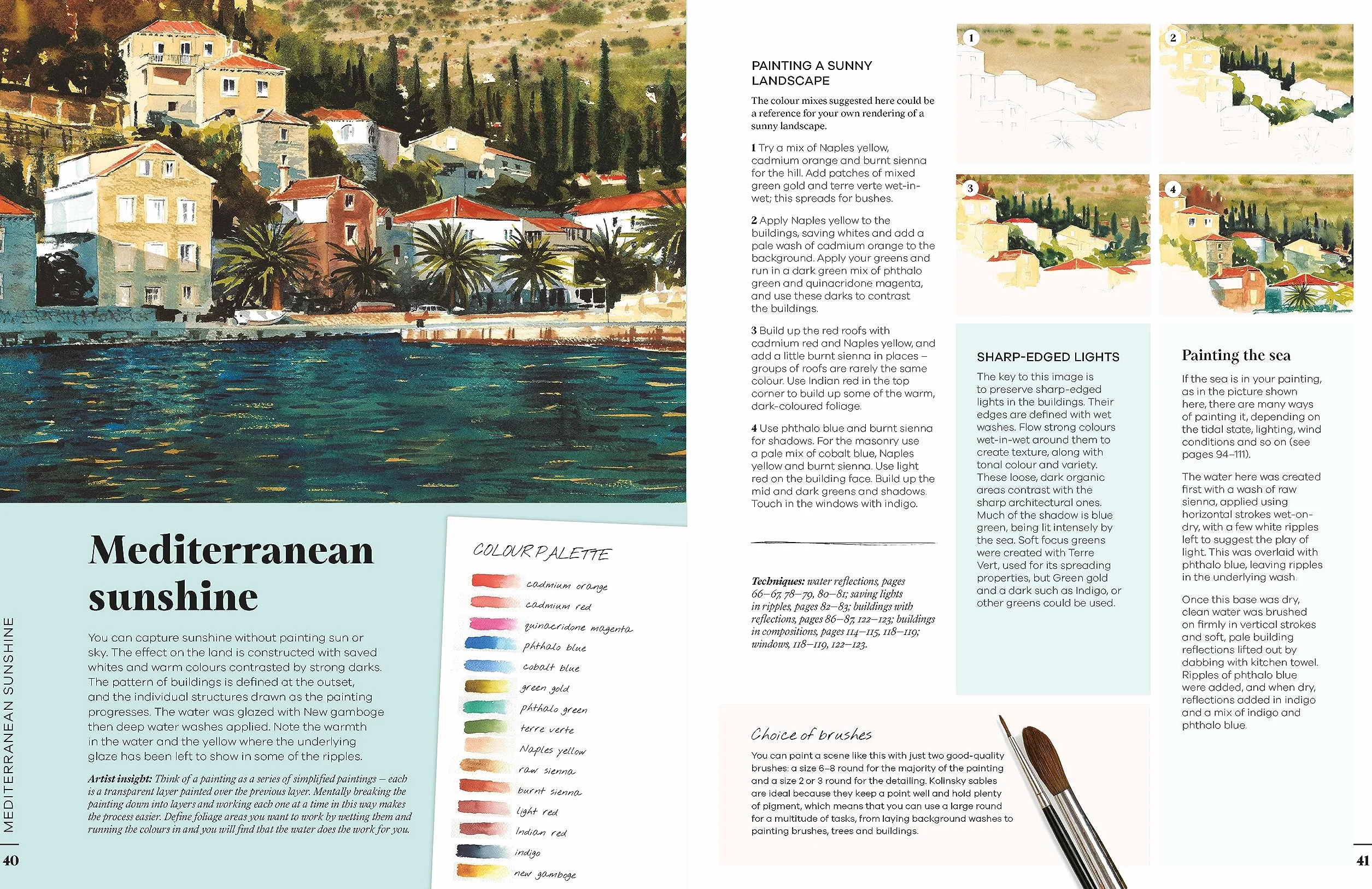 Paint 50 Landscapes: A Complete Guide to Painting Landscapes and Seascapes in Watercolour