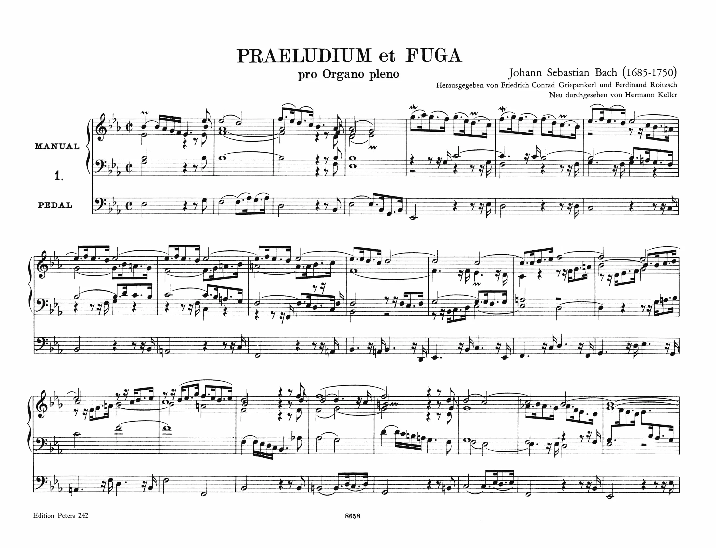 Orgelwerke 3 preludes toccaten orgue