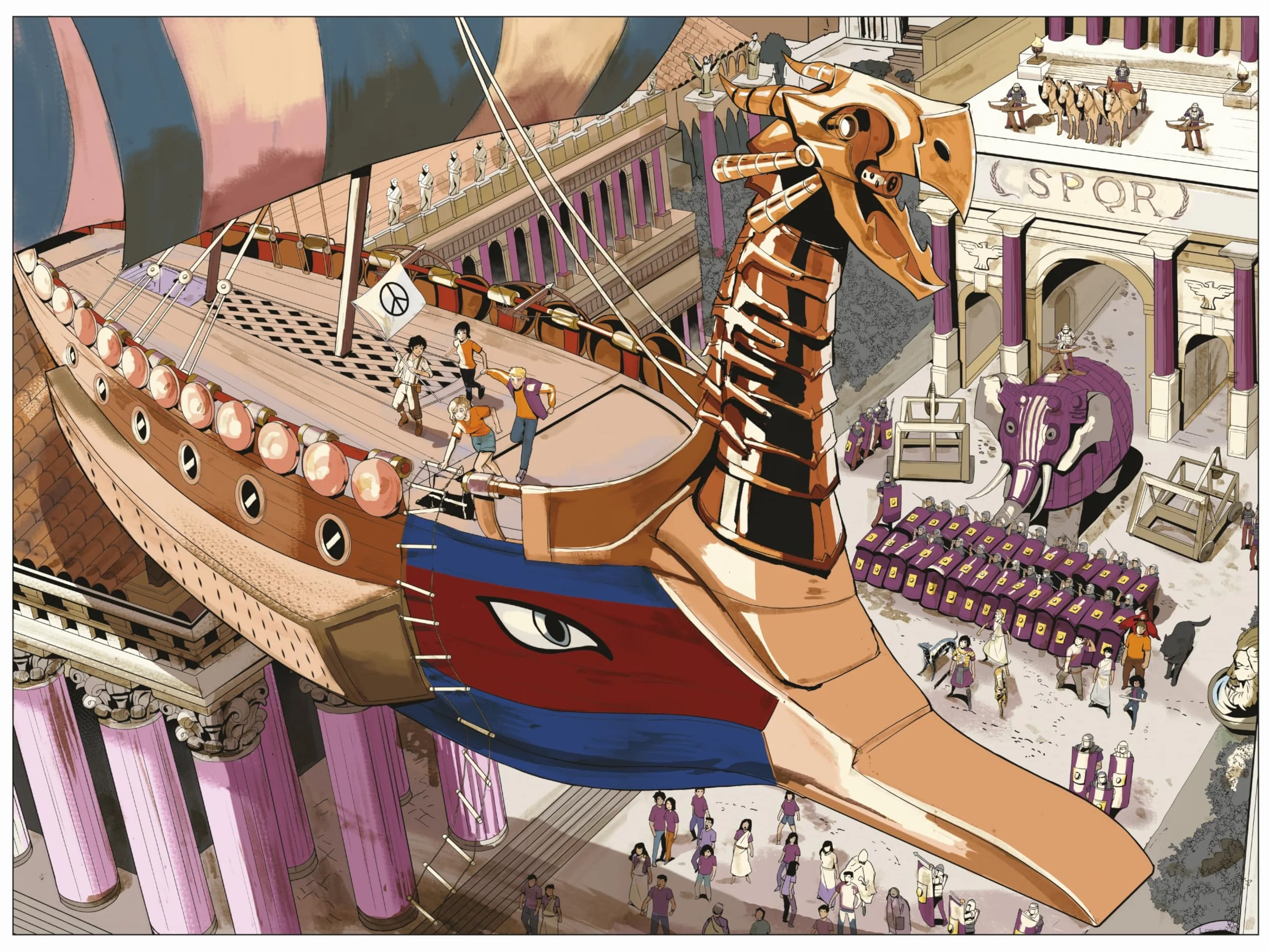 The Mark of Athena: The Graphic Novel (Heroes of Olympus Book 3)