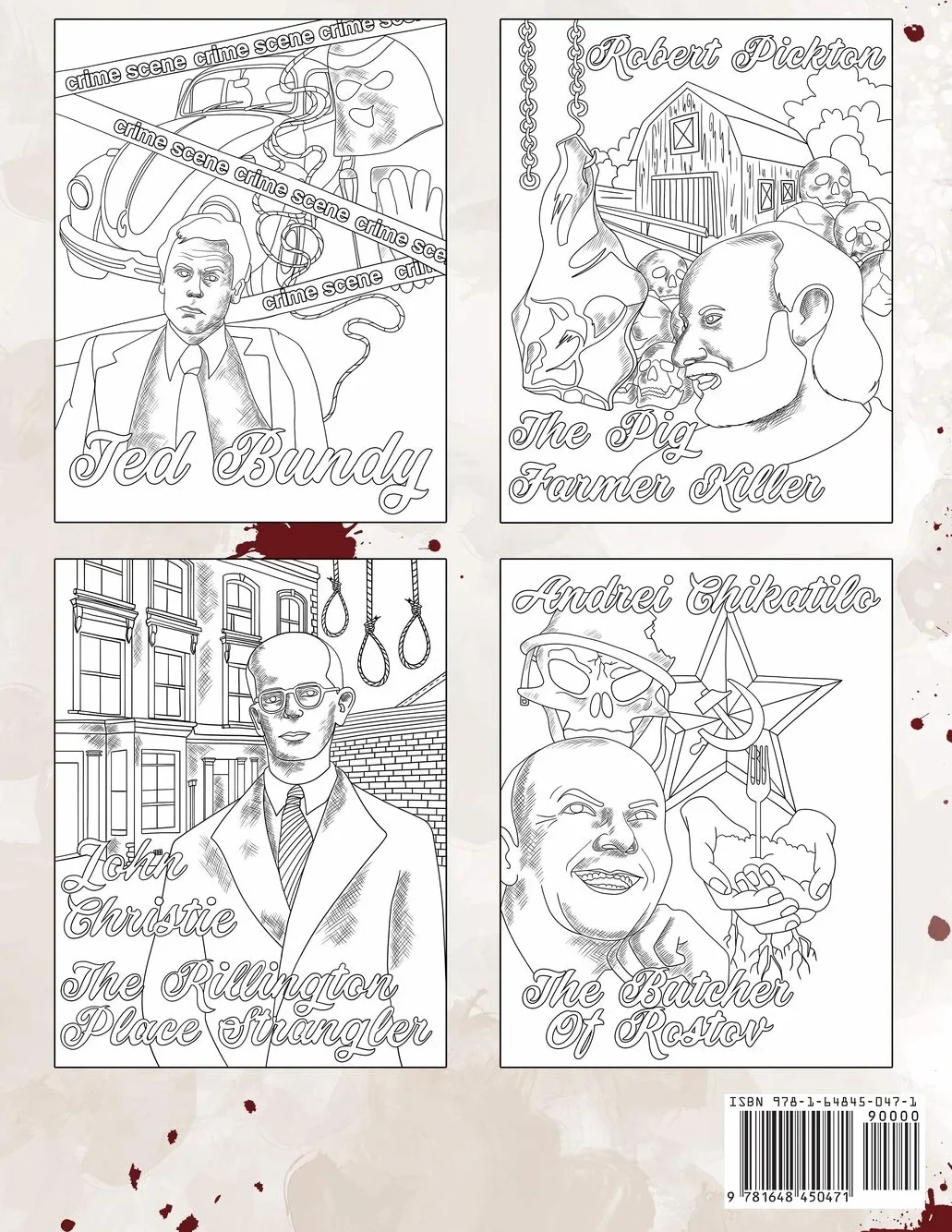 Adult Coloring Book: Notorious Serial Killers