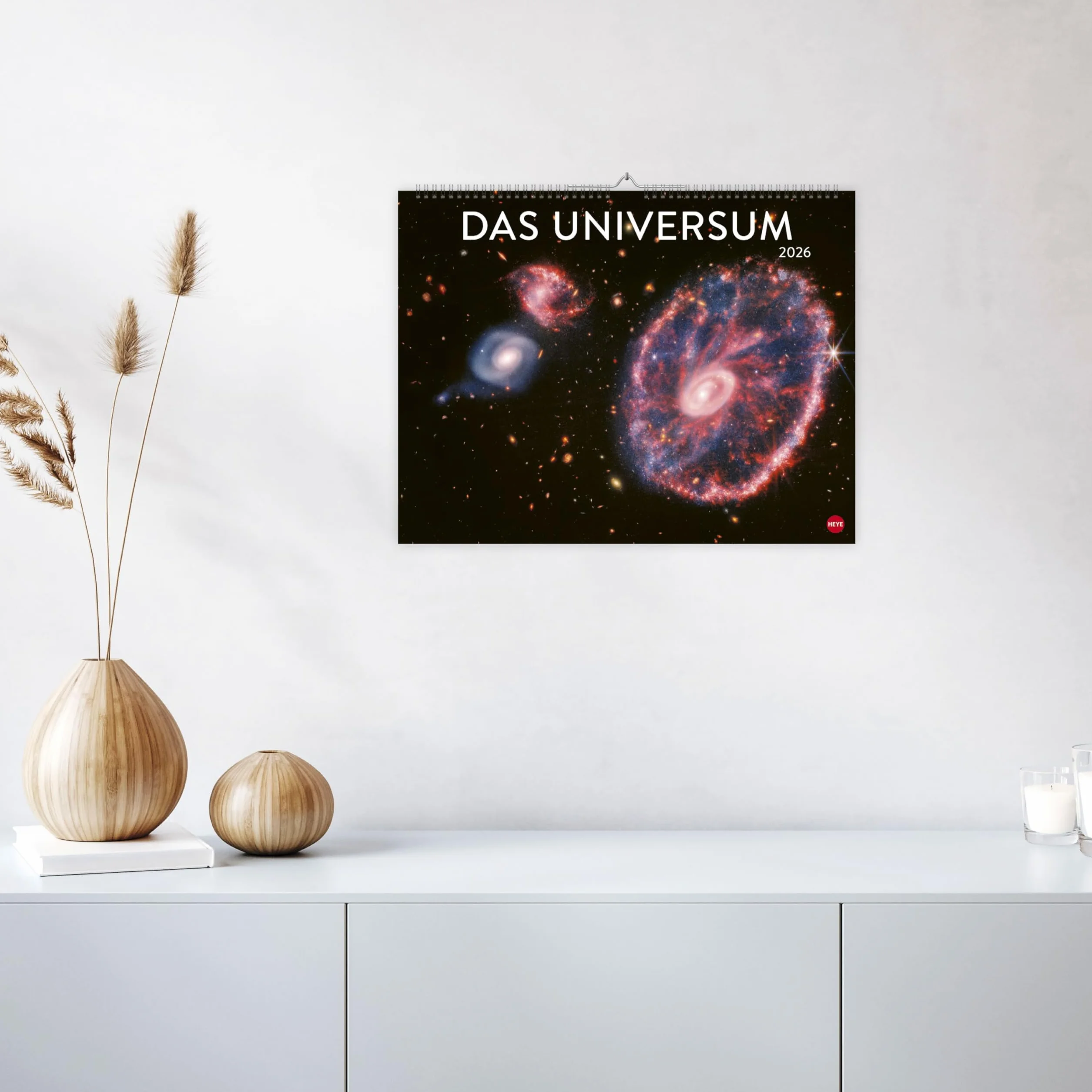 Das Universum Posterkalender 2026: Fotokalender mit Spiralgalaxien, Hubble-Weltraumteleskop
