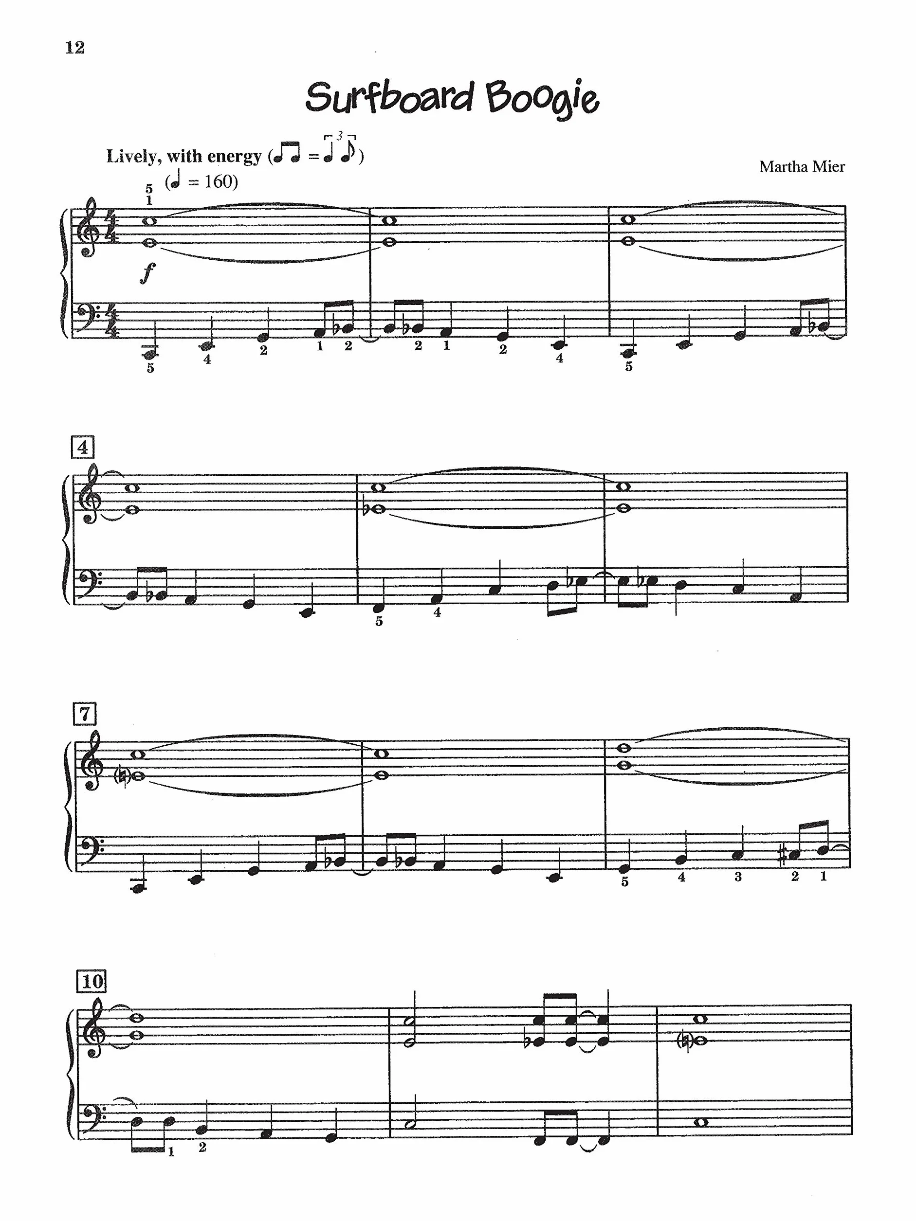 Martha mier: jazz, rags and blues - book one piano: 10 Original Pieces for the Late Elementary to Early Intermediate Pianist