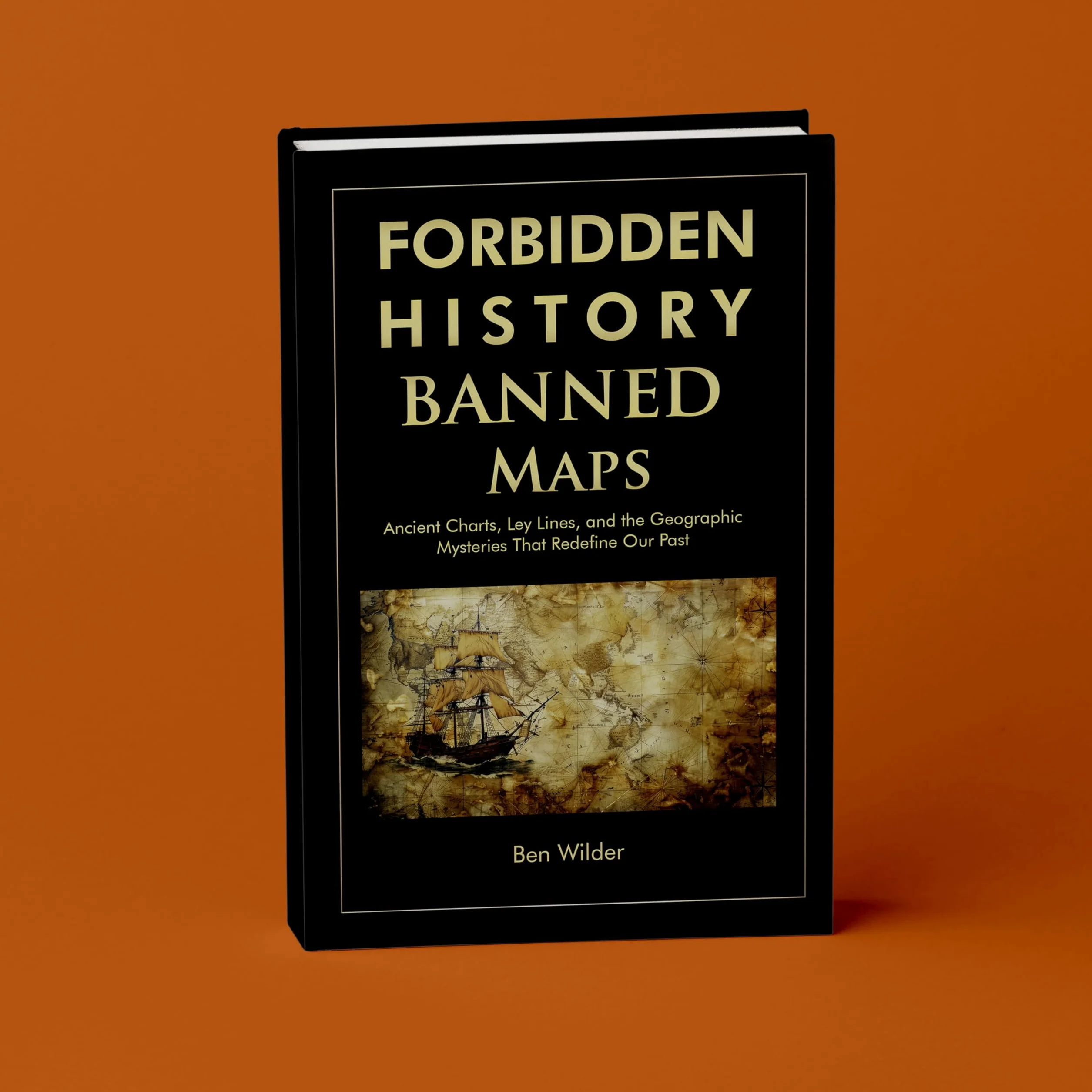 Forbidden History Banned Maps: Ancient Charts, Ley Lines, Geographic Mysteries Redefine Our Past - Visual History Gift Trivia Book for Adults