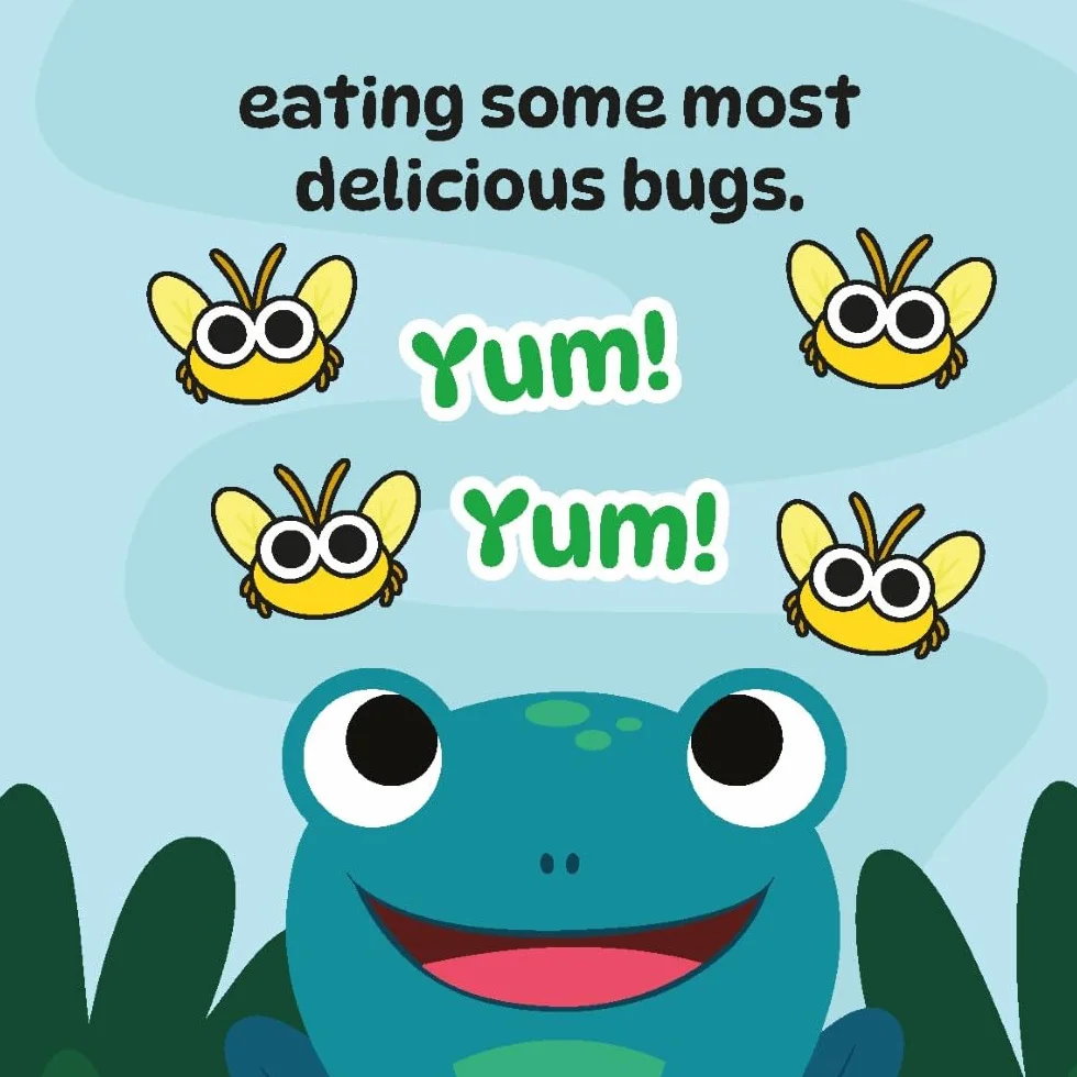 Super Simple™ Five Little Speckled Frogs Magic Bath Book: Changes Color in Water!