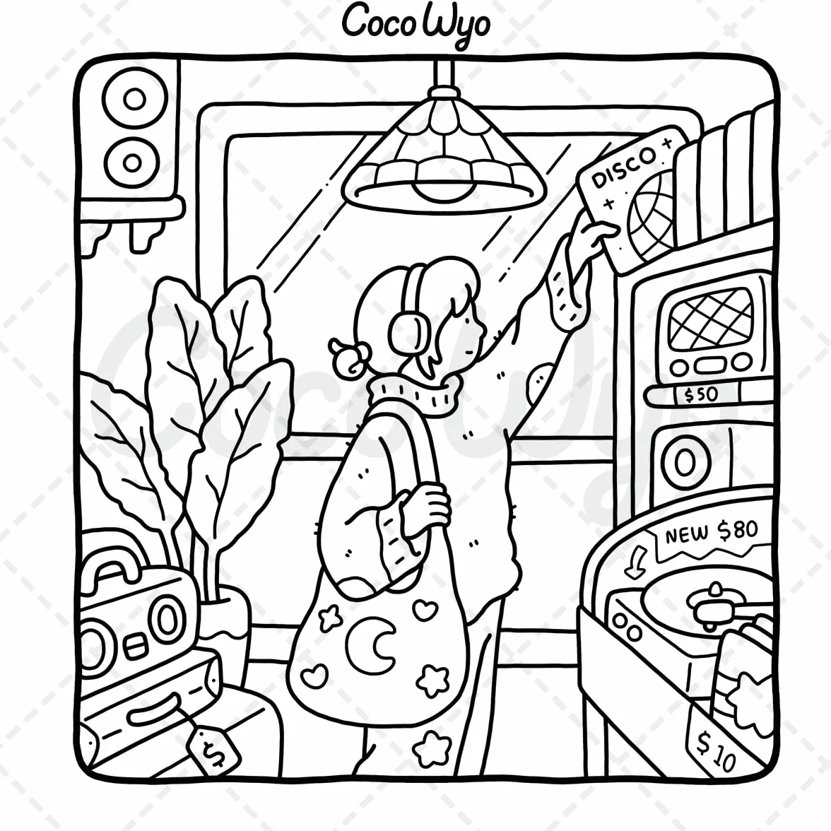 Girl Moments: Vol. 2 Coloring Book for Adults and Teens Cute Cozy Daily Activities Relaxation