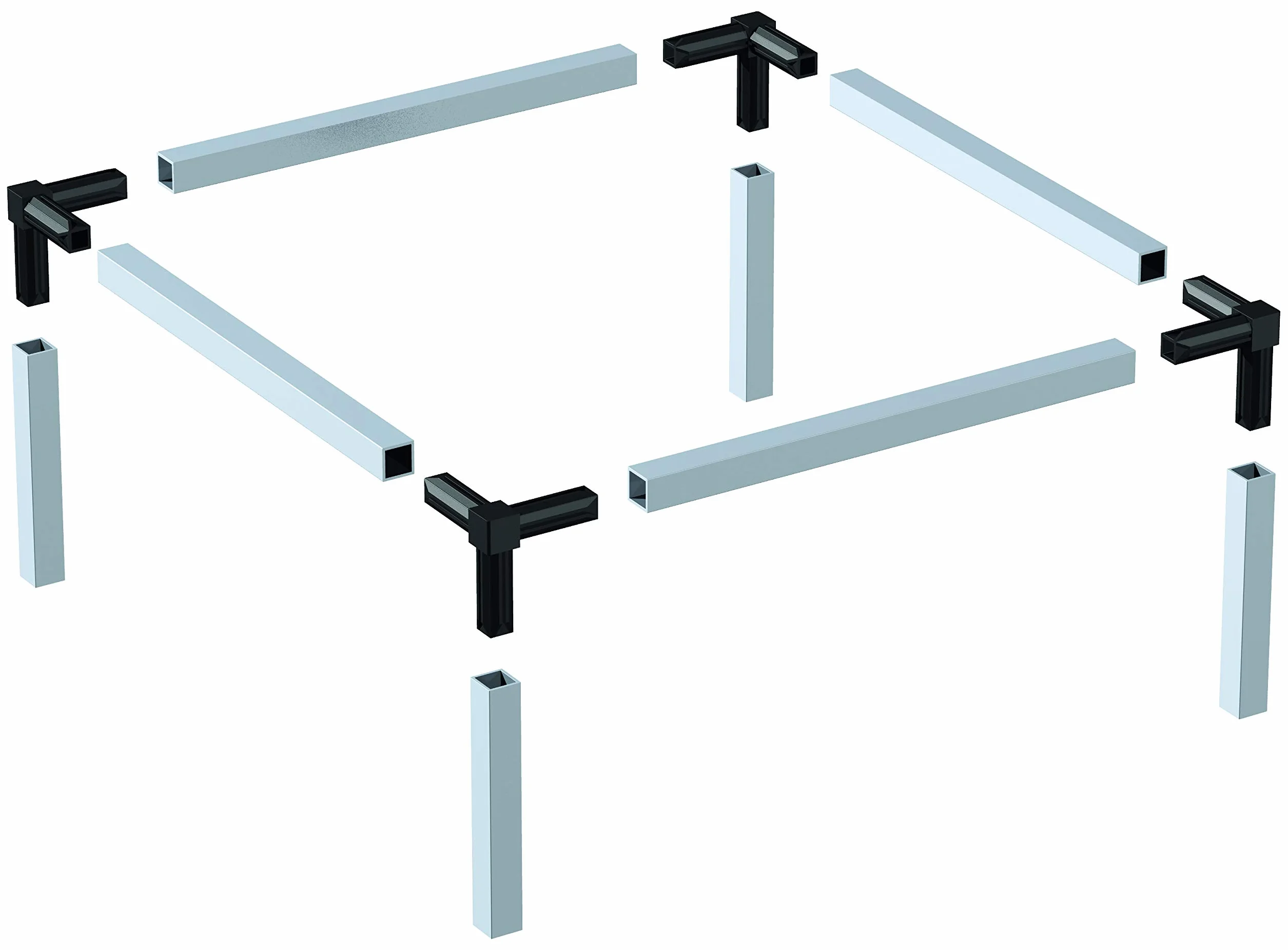 GAH-Alberts złączka rurowa XD 30 x 30 x 2,0 mm zestaw 10 sztuk