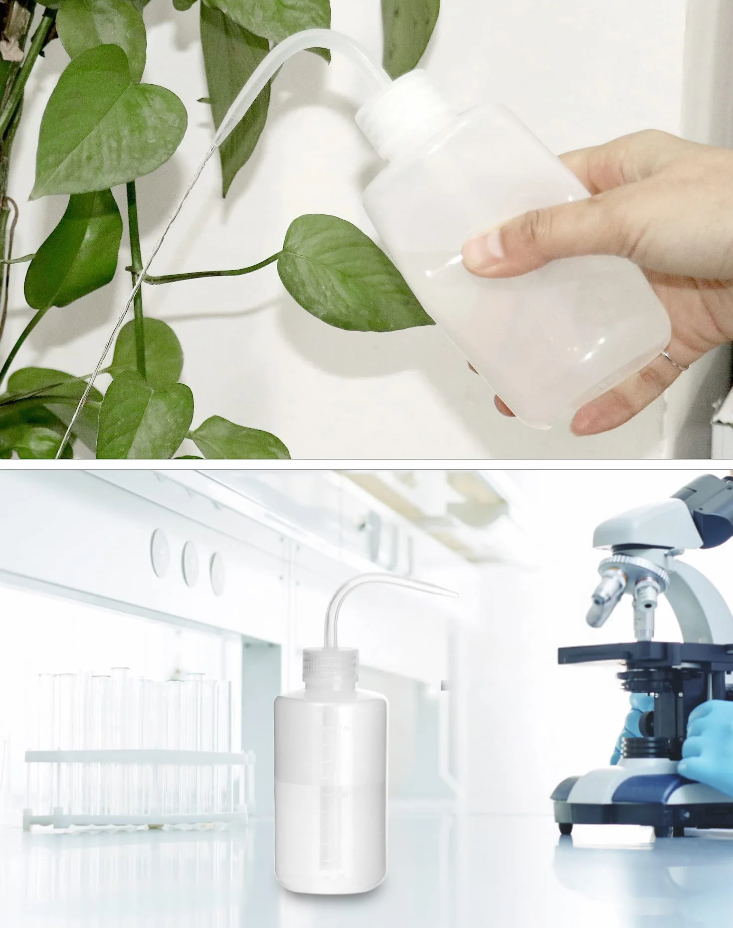QWORK® 3 sztuki butelka do wyciskania 250 ml, plastikowe butelki na płyn, bezpieczna butelka do wyciskania, narzędzia do podlewania