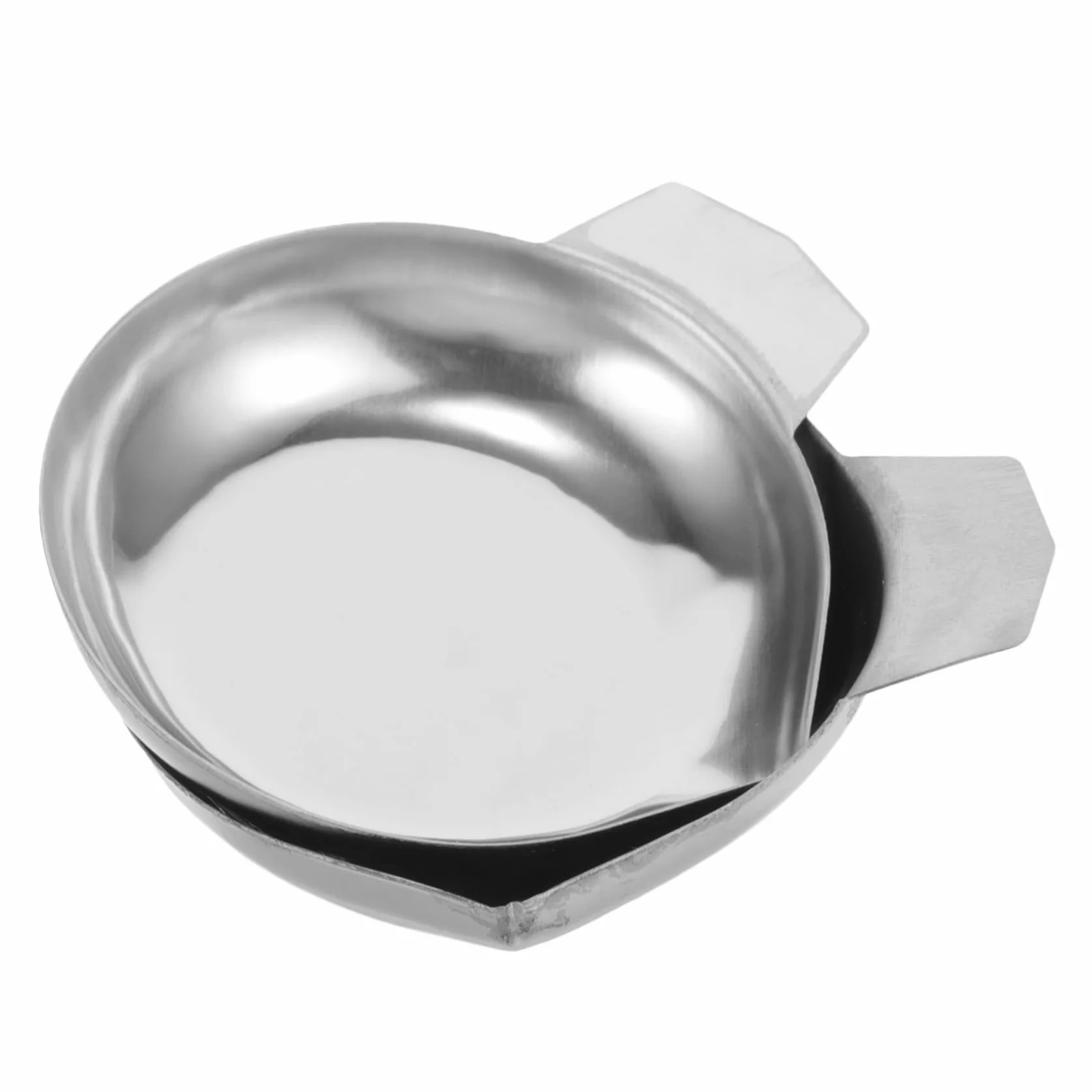 Operitacx Metalowa Szalka 2 szalka diamentowa klejnotów płyta ważąca narzędzia szalki do wag szalka do układania w stosy Metal cyfrowa Płyta proszkowa proszek taca