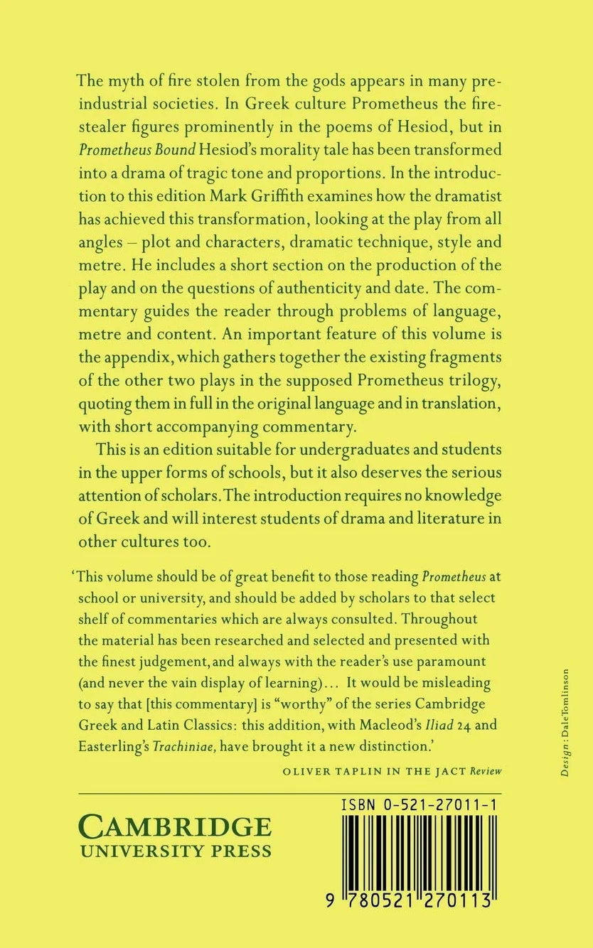 Aeschylus Prometheus Bound
