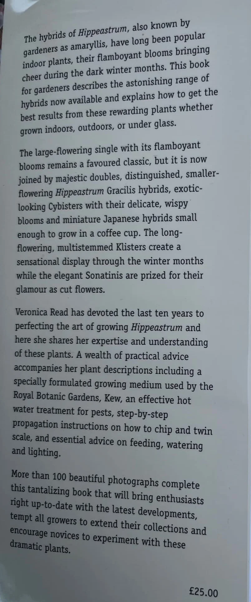 Hippeastrum: The Gardener's Amaryllis
