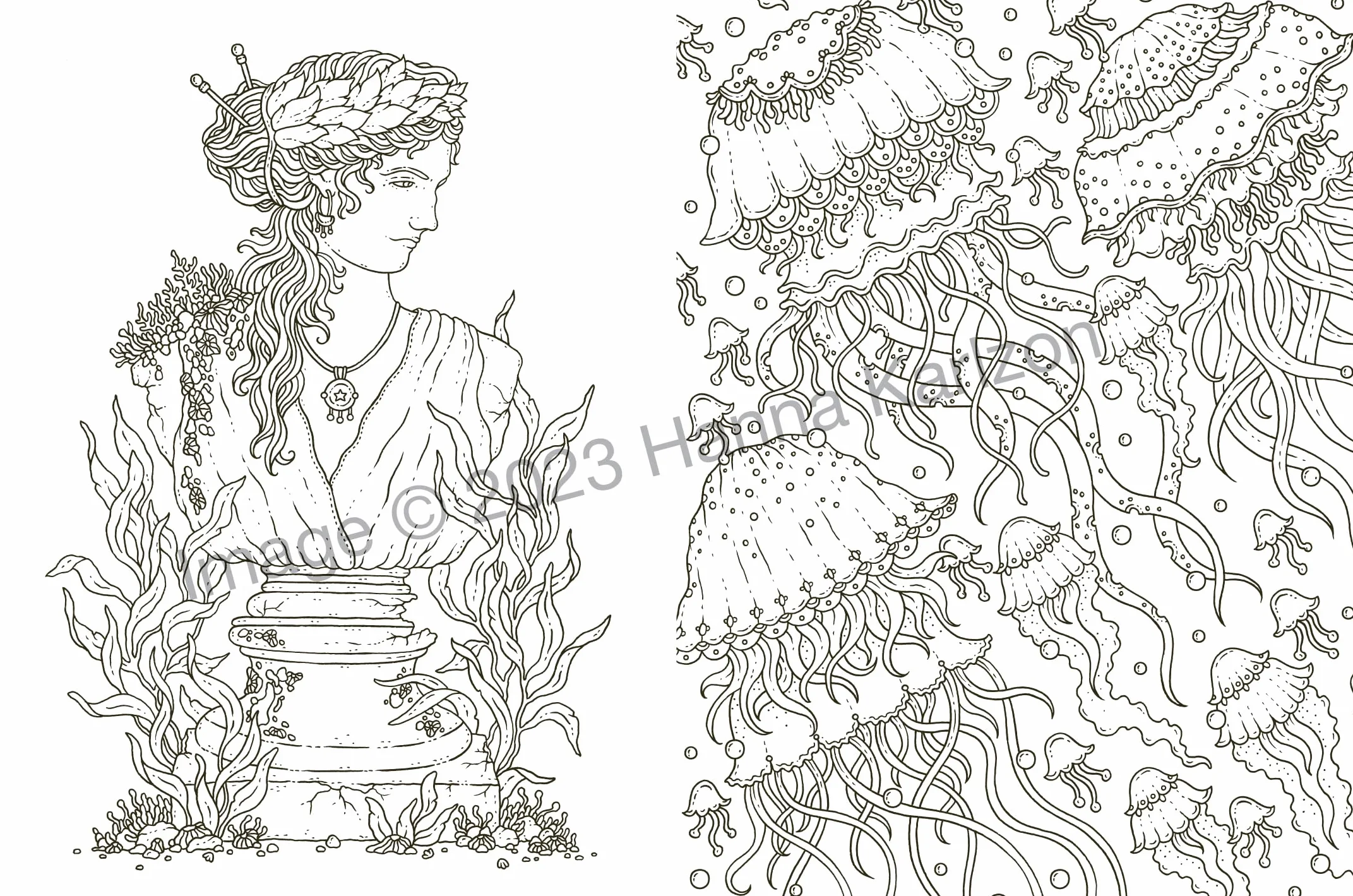 Tales from Atlantis: Coloring Book