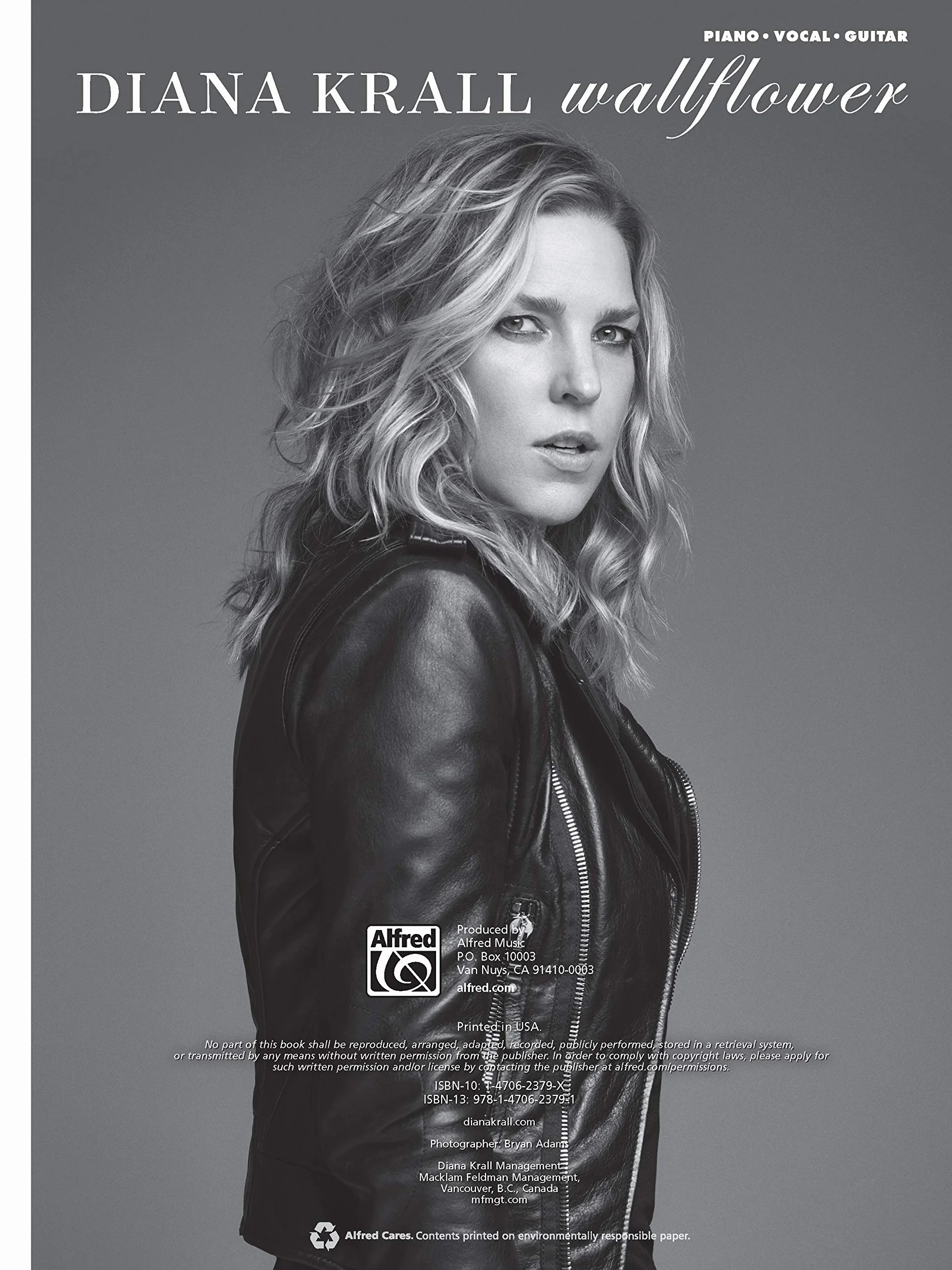 Diana Krall Wallflower Piano/Vocal/Guitar