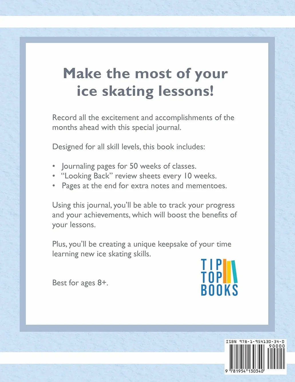 My Ice Skating Lessons Journal Skills Progress Achievements