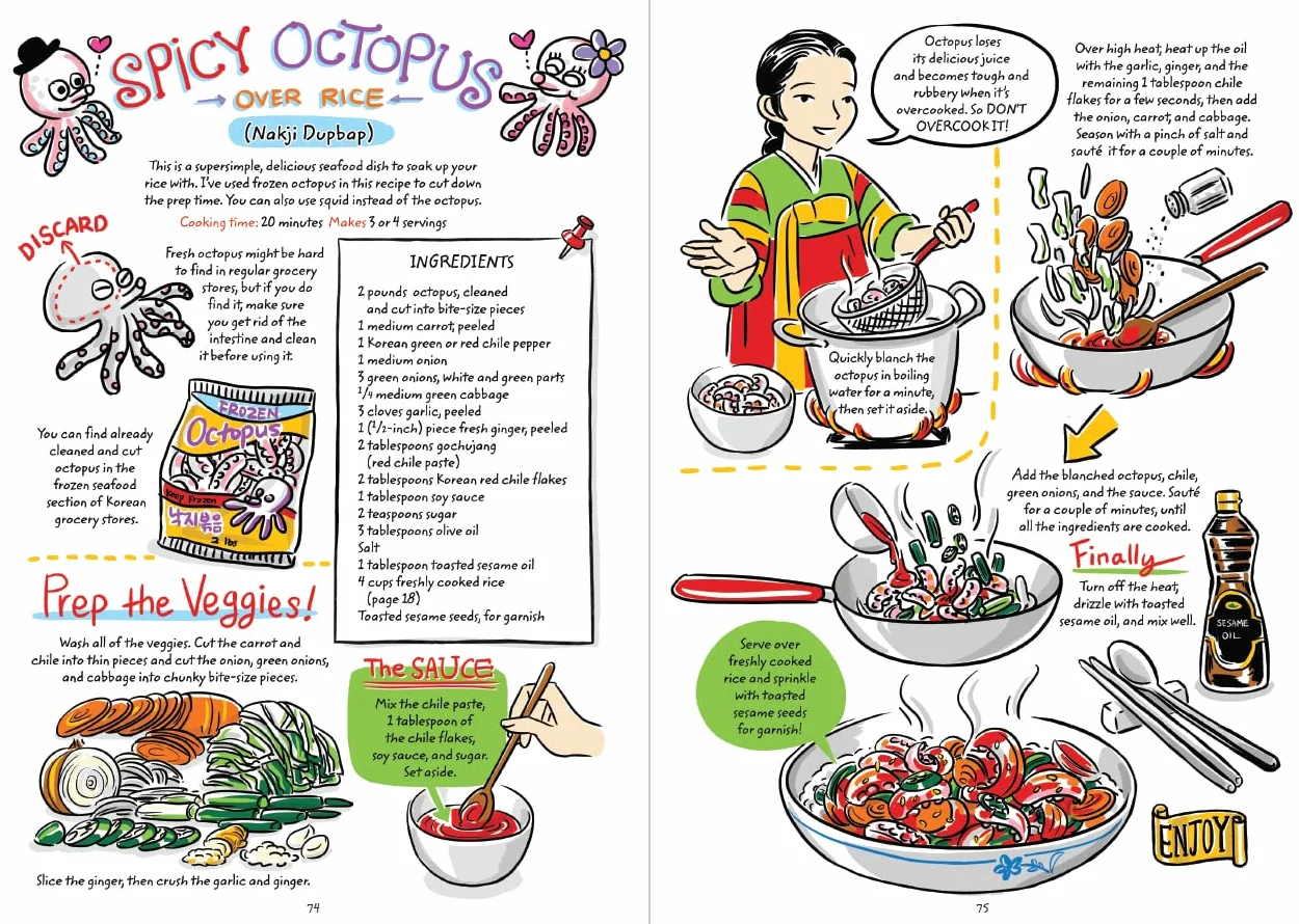 Cook Korean!: A Comic Book with Recipes [A Cookbook]