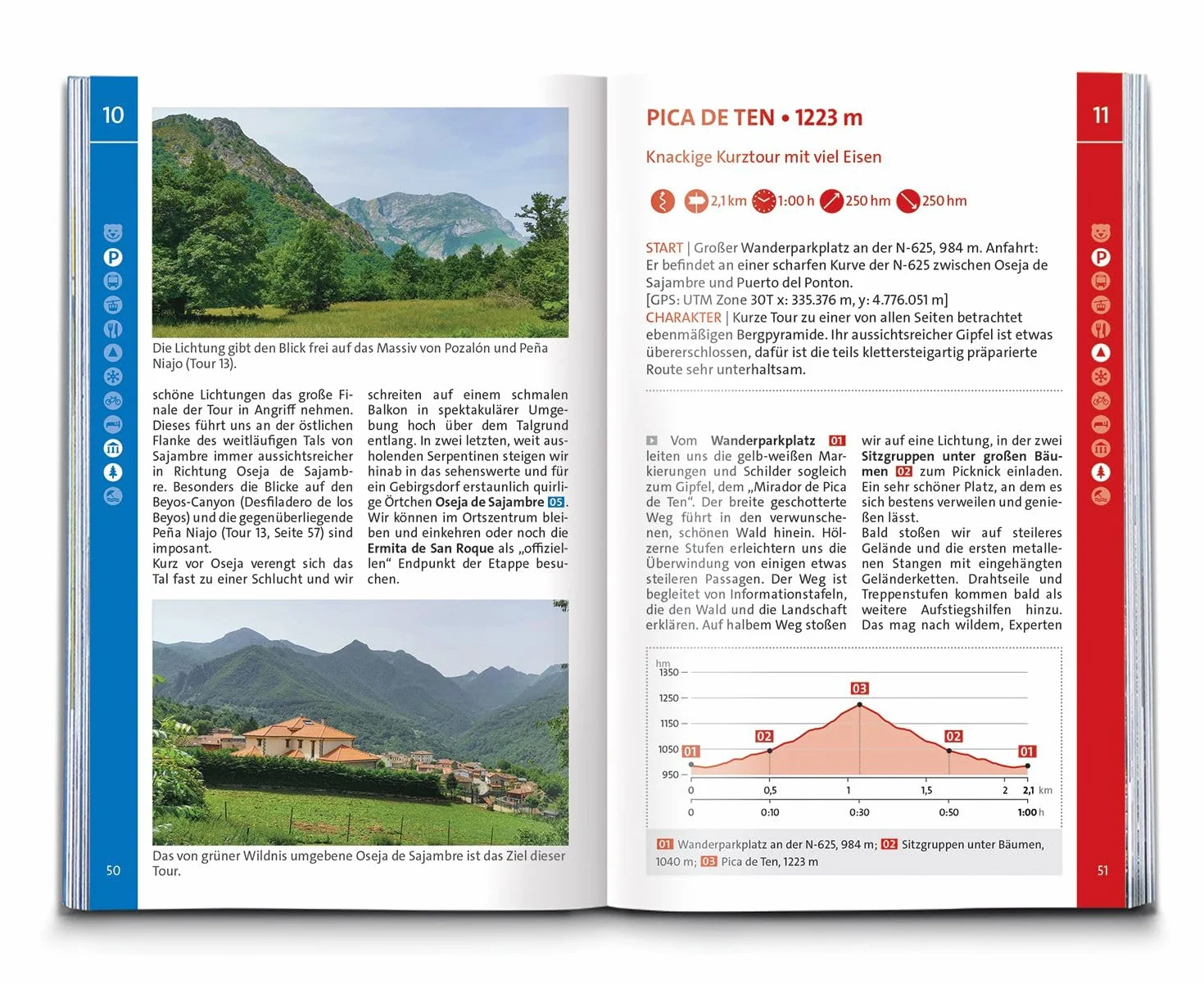 KOMPASS Wanderführer Picos de Europa 55 Touren Extra-Tourenkarte GPS-Daten zum Download