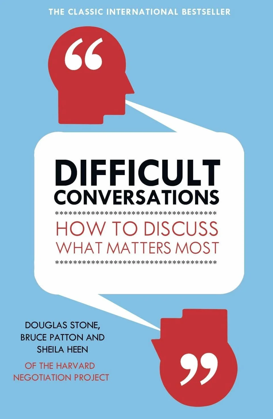 Difficult Conversations: How to Discuss What Matters Most