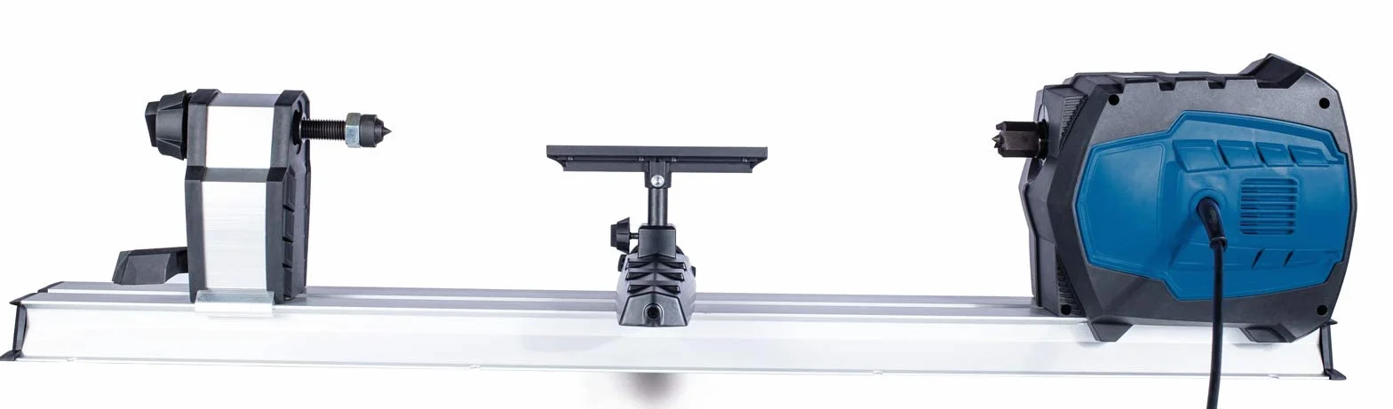 Scheppach DM600VARIO tokarka 550 W zmienna prędkość 800-3000 obr/min 60x25 cm