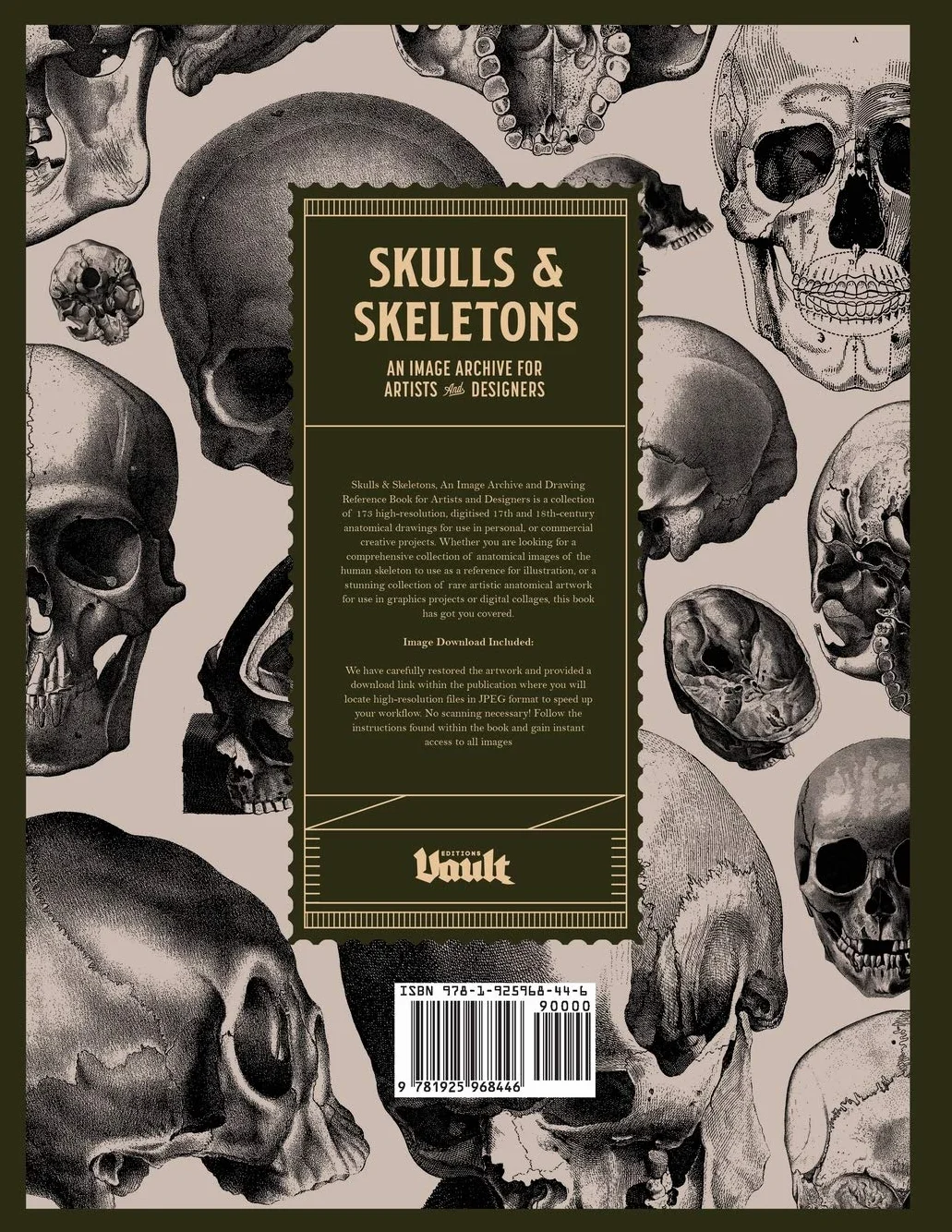 Skulls and Skeletons: An Image Archive and Anatomy Reference Book for Artists and Designers