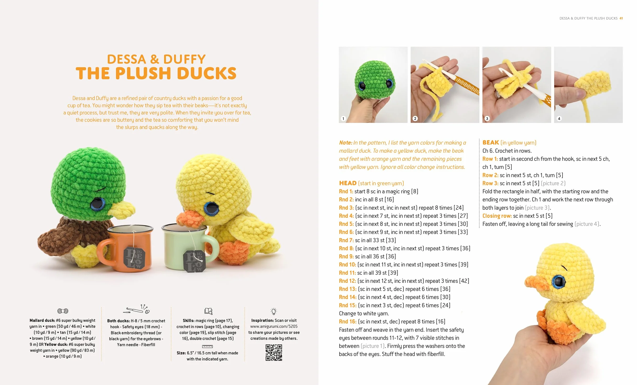 Amigurumi Plushies: Quick and Easy Crochet Projects with Chunky Yarn
