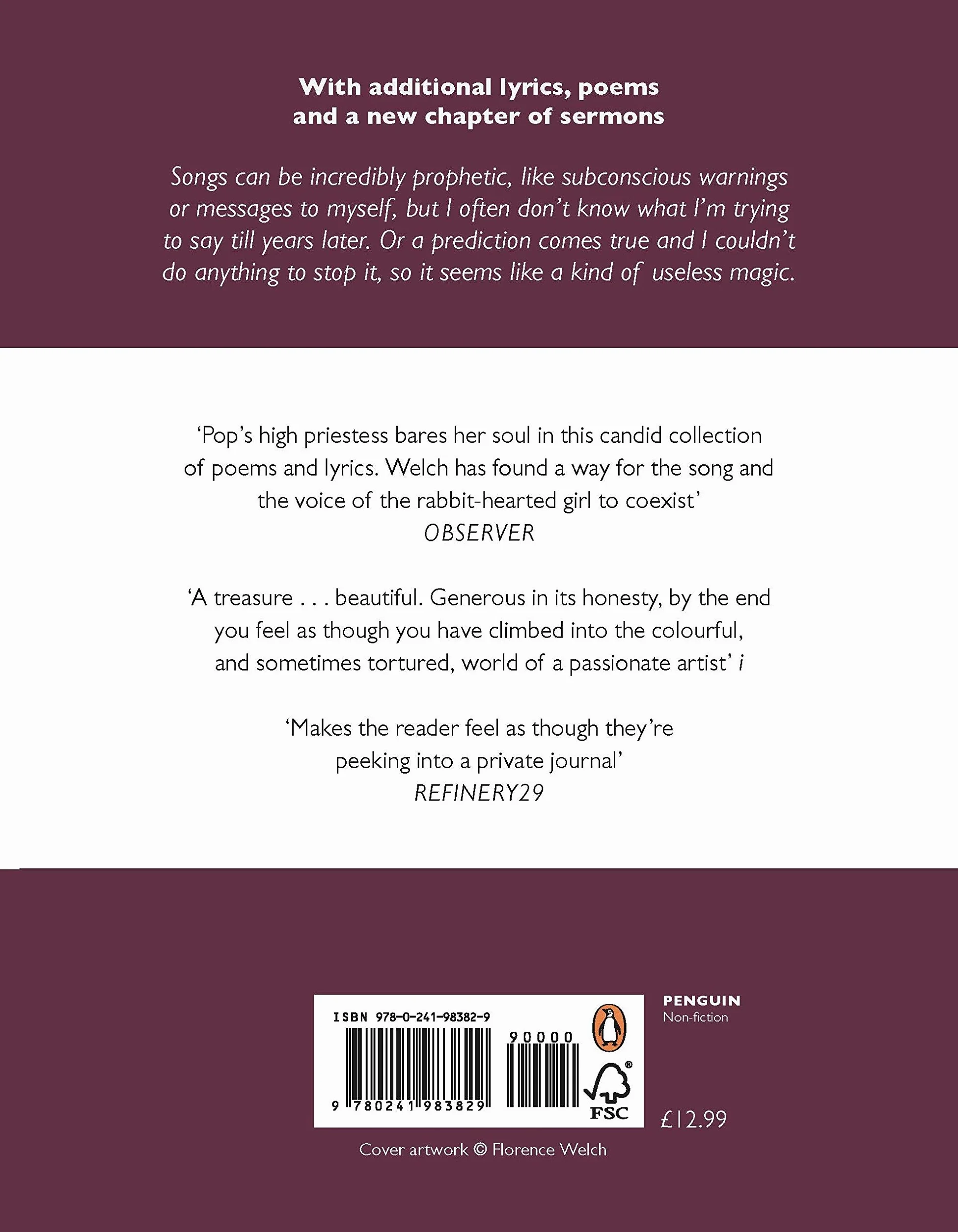 Useless Magic: Lyrics, Poetry and Sermons