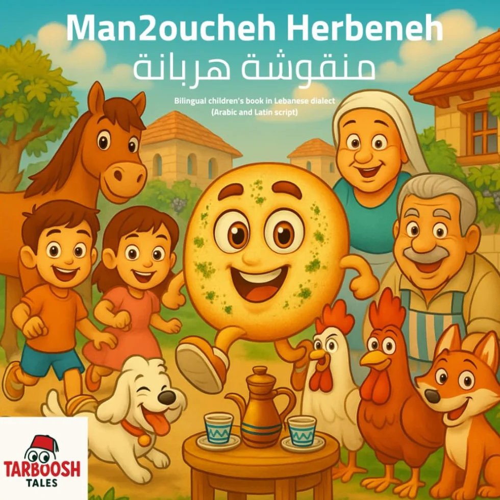 Man2oucheh Herbeneh: Bilingual children's book in Lebanese dialect (Arabic and Latin script)