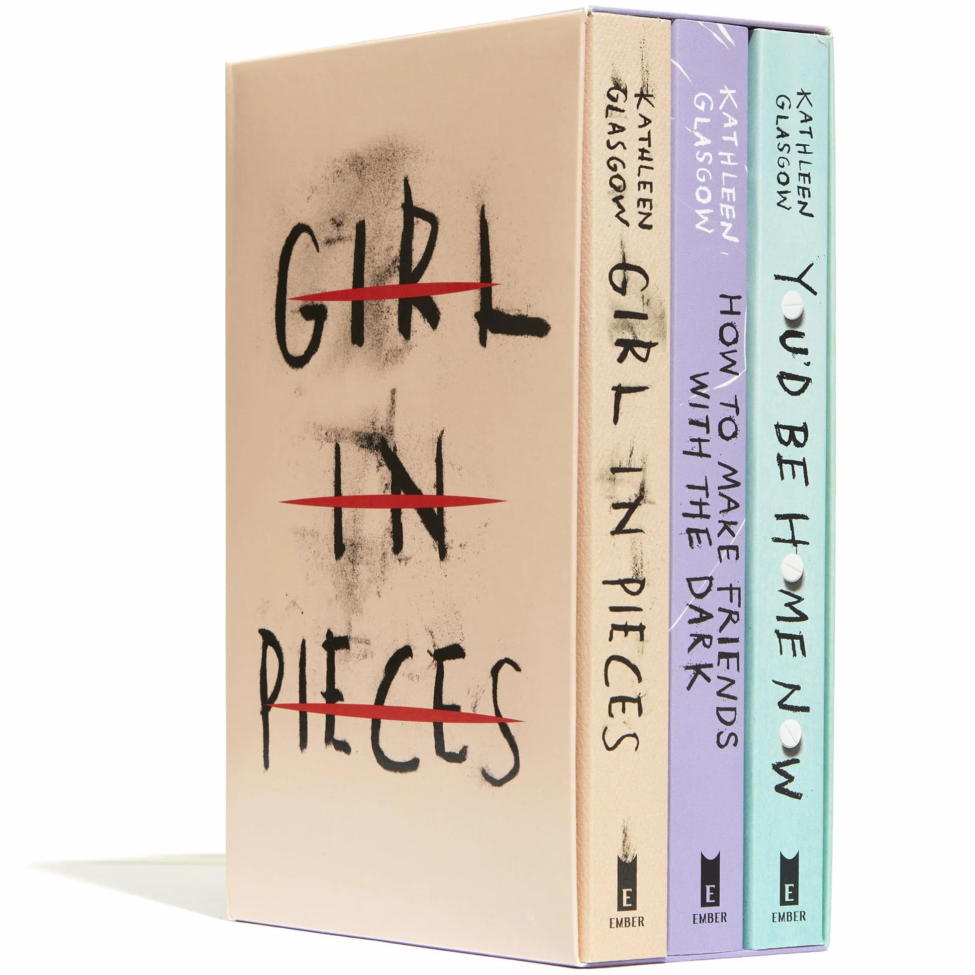 Kathleen Glasgow Three-Book Boxed Set: Girl in Pieces; How to Make Friends with the Dark; You'd Be Home Now