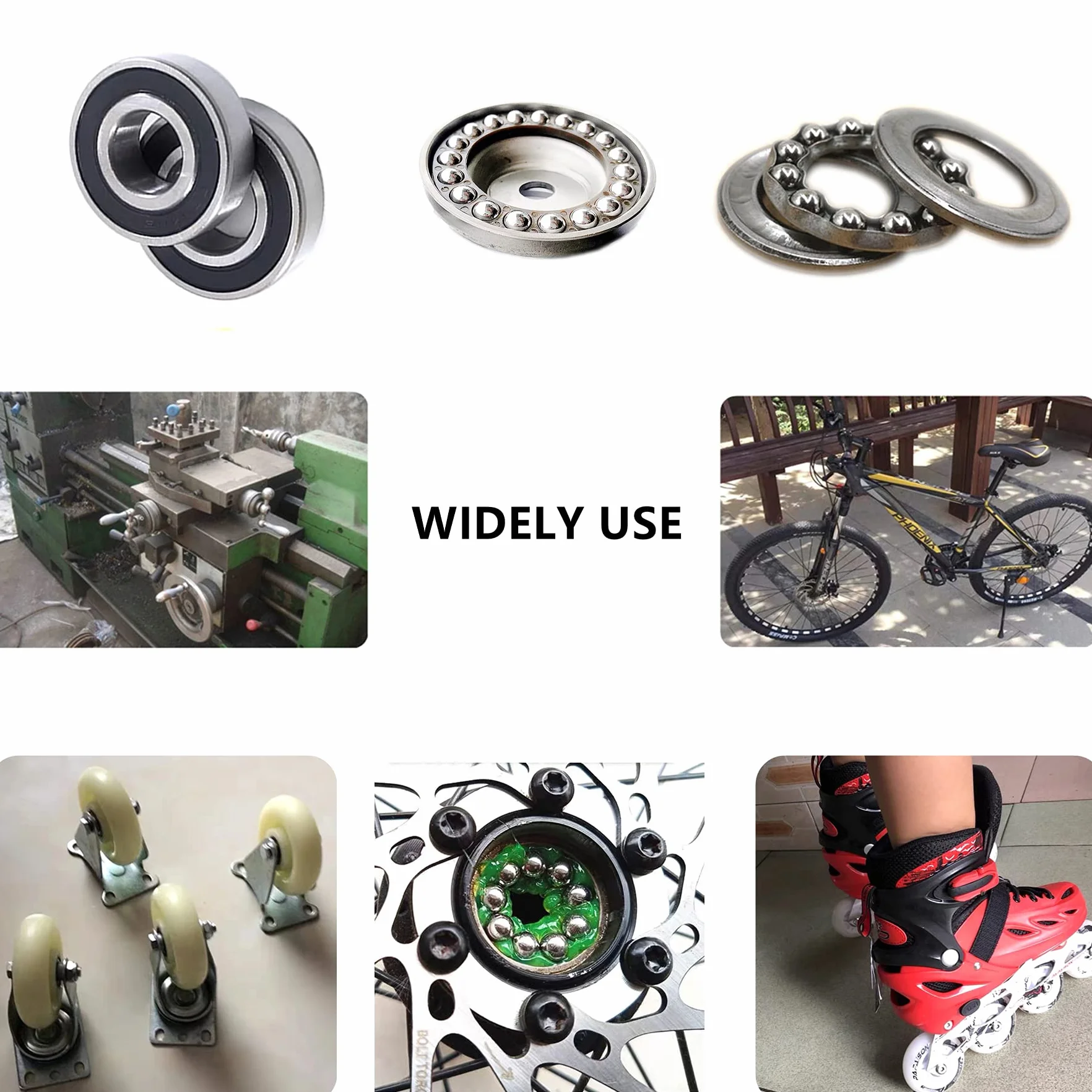 Kulki łożyskowe 8 mm ze stali węglowej 200 szt.