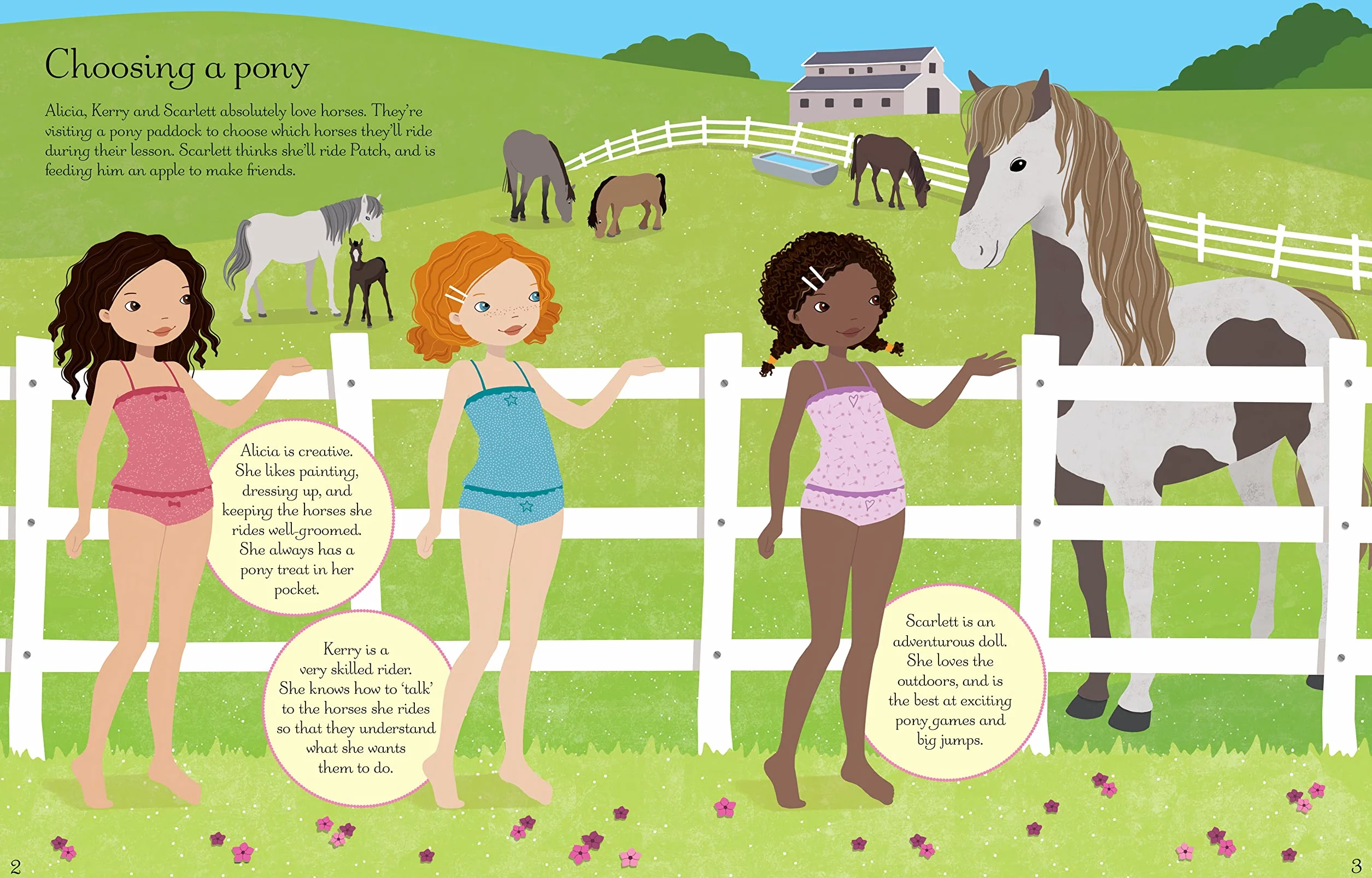 Sticker Dolly Dressing At the Stables