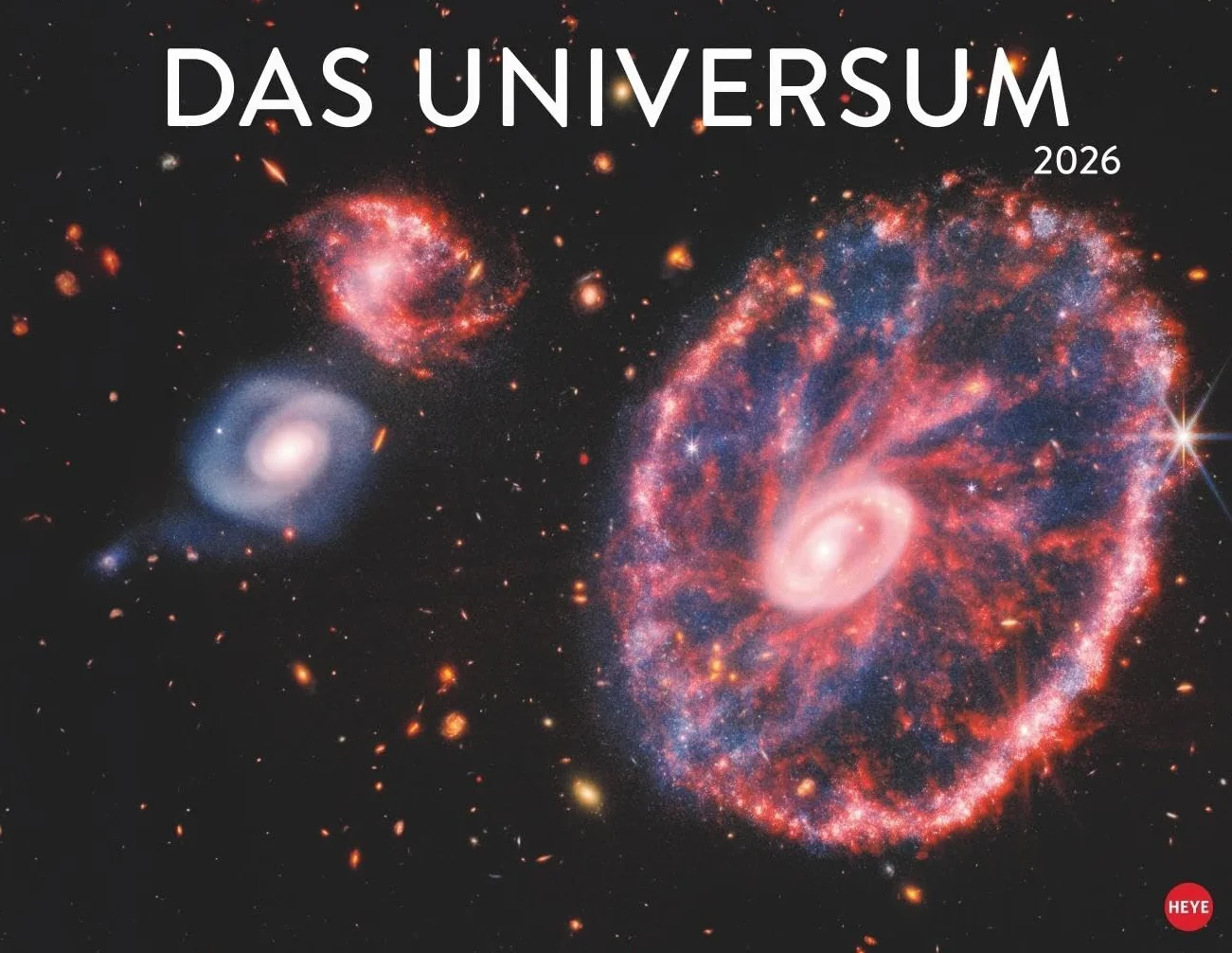 Das Universum Posterkalender 2026: Fotokalender mit Spiralgalaxien, Hubble-Weltraumteleskop