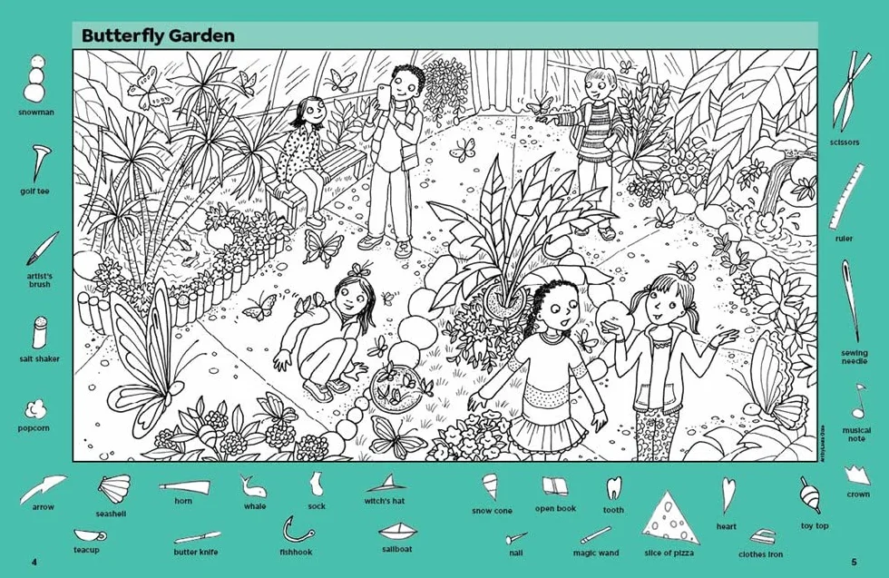 Nature Puzzles for Kids: Over 100 Hidden Pictures Activity Book